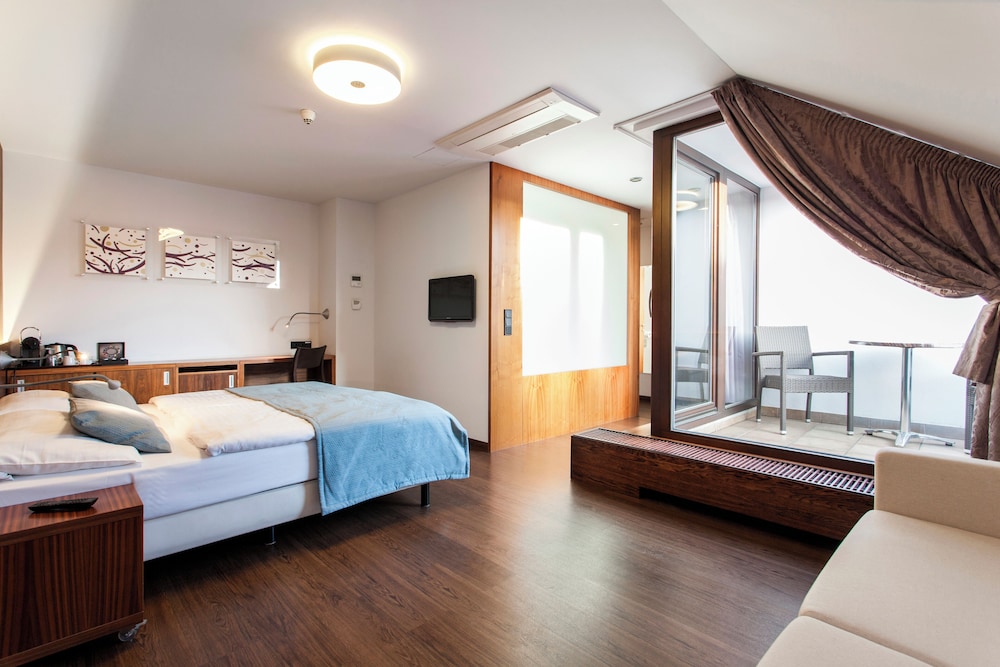 جناح تنفيذي بسرير كوين مع أريكة، CAROL HOTEL 4/6