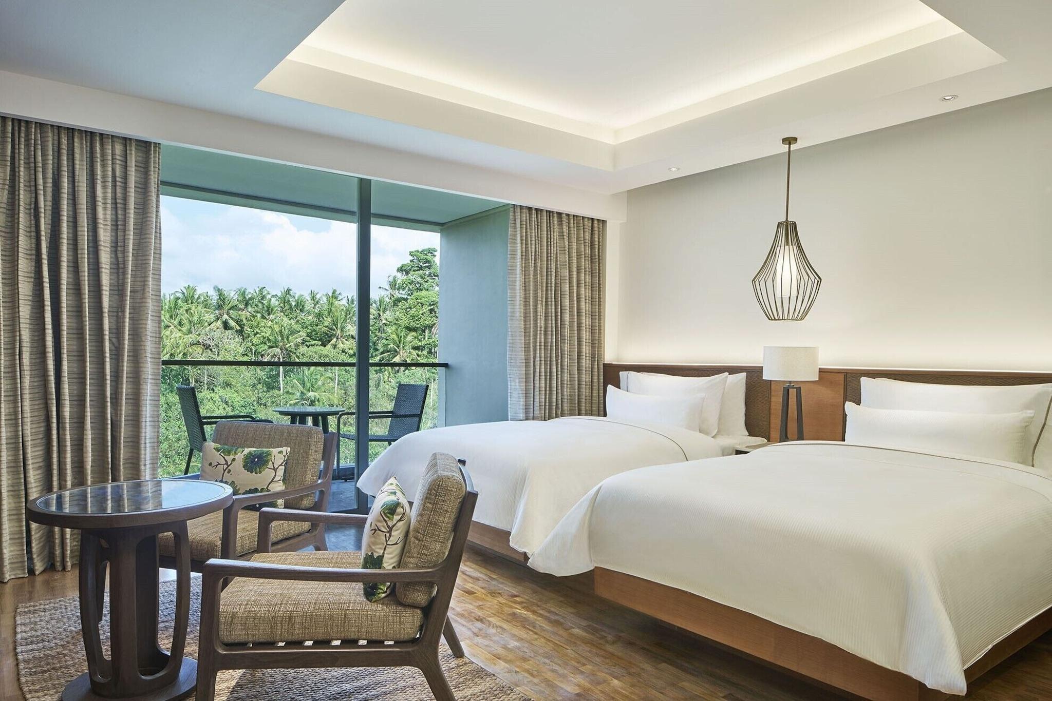 Room, Twin Beds, Pool View, The Westin Resort & Spa Ubud Bali 3/7