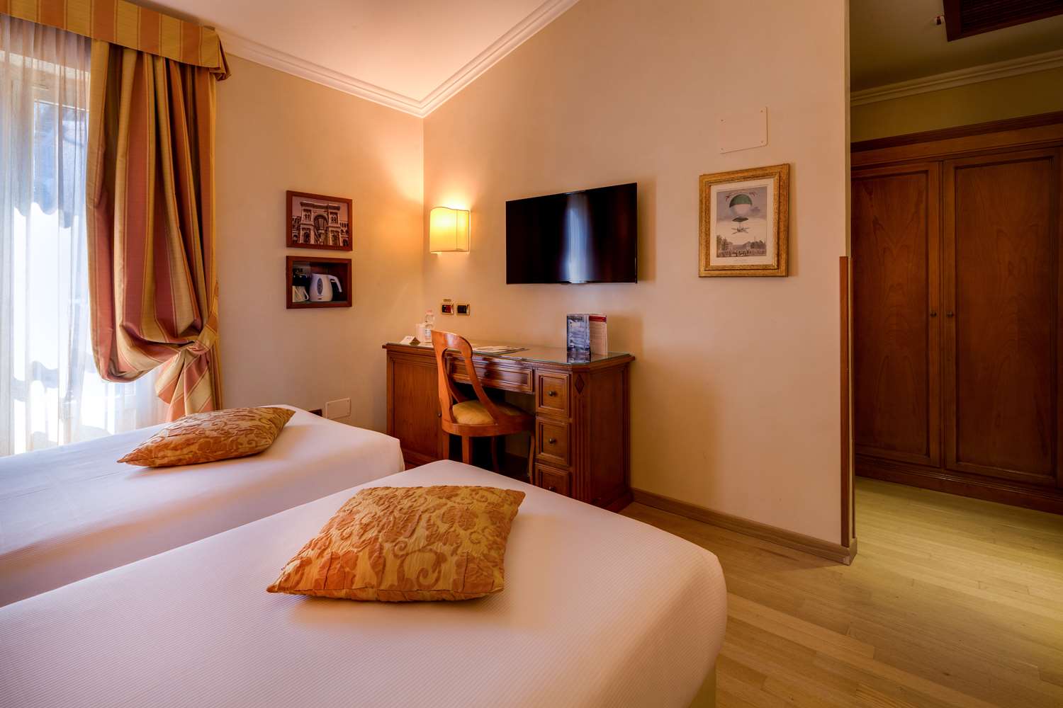 غرفة بسريرين منفصلين، UNA Hotels Galles Milan 2/7