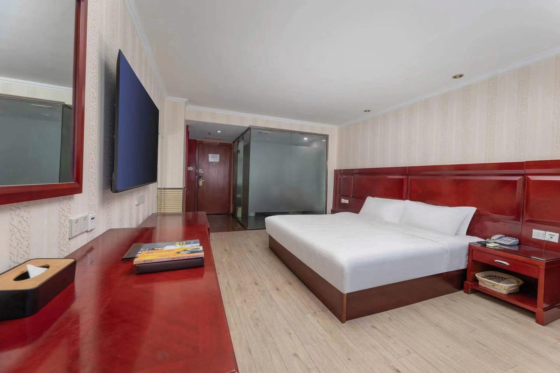 غرفة سوبيريور بسرير مزدوج، GreenTree Inn LianYunGang Xinpu District East JieFang Road Wanda Square Hotel 2/2