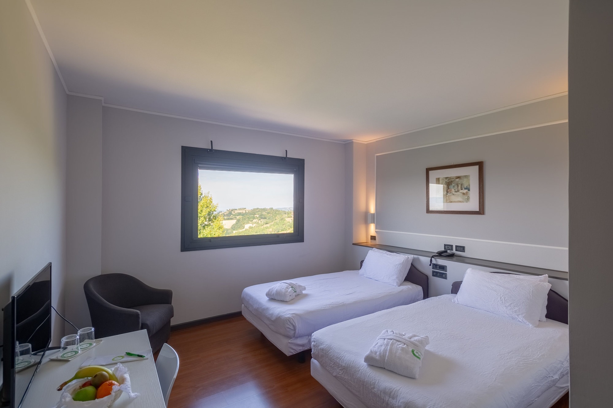 Deluxe, Double or Twin Bed, Hill View