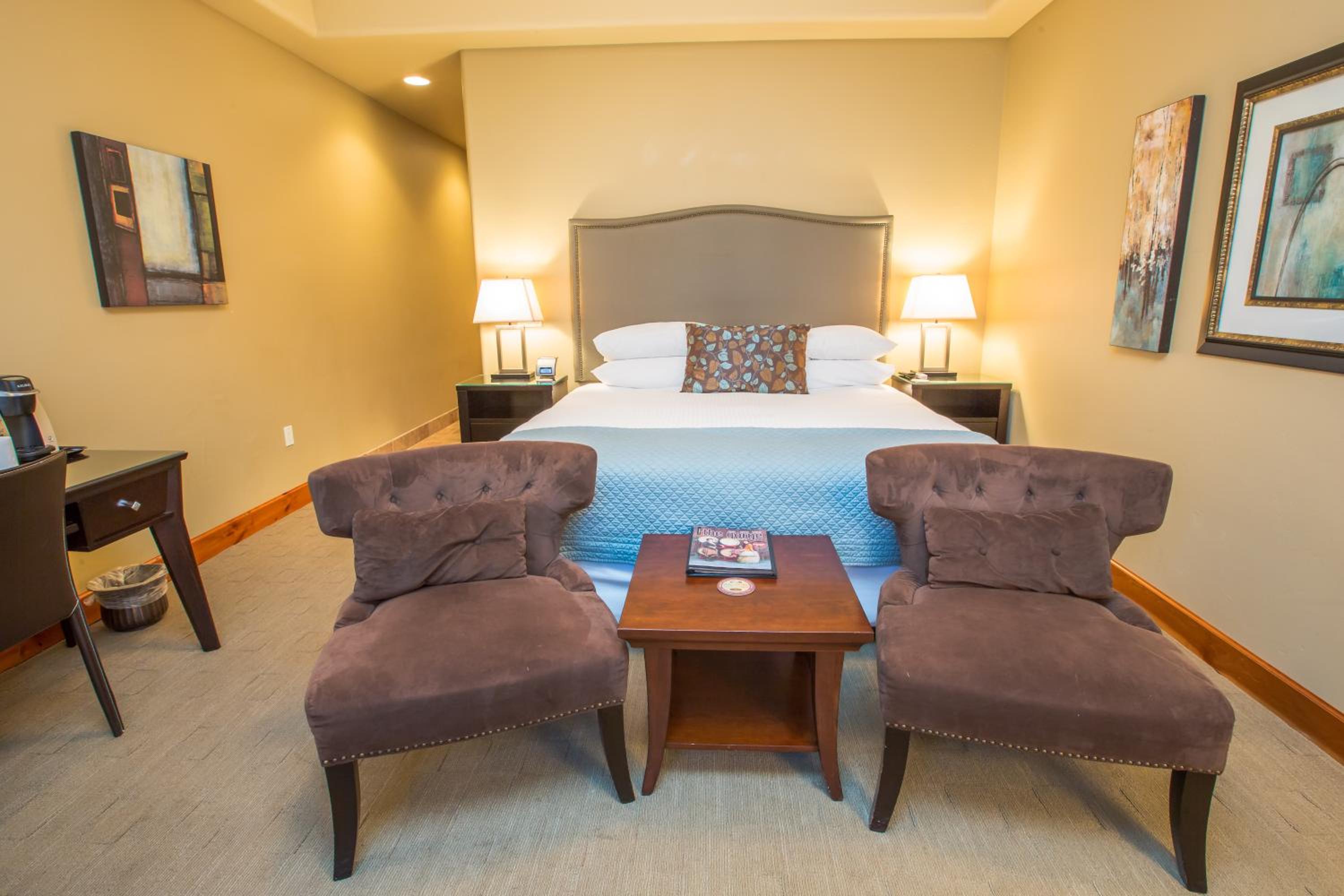 غرفة بسرير كينج بإطلالة على النهر، Columbia Cliff Villas Hotel 4/9