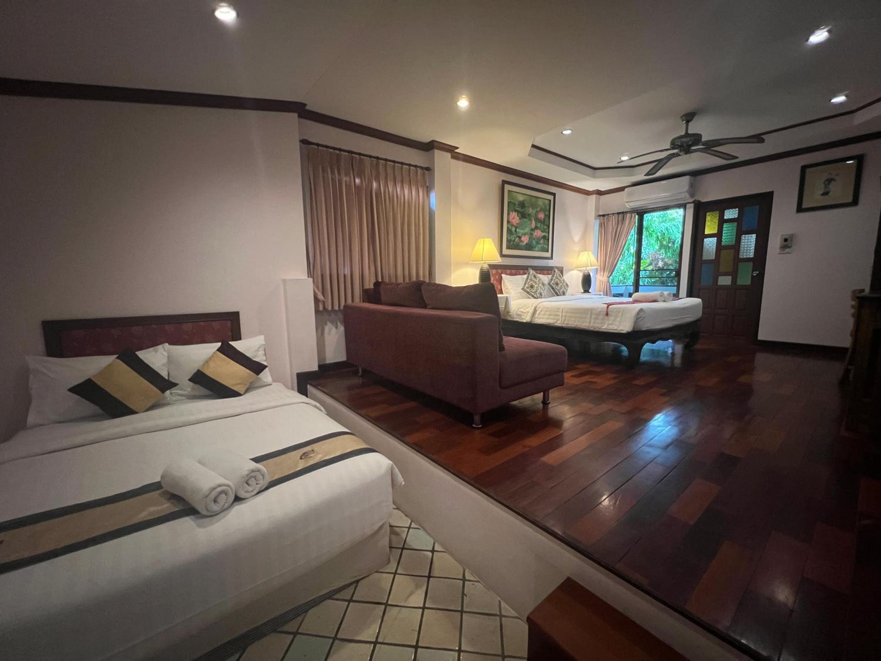 Family, Double Bed, Balcony