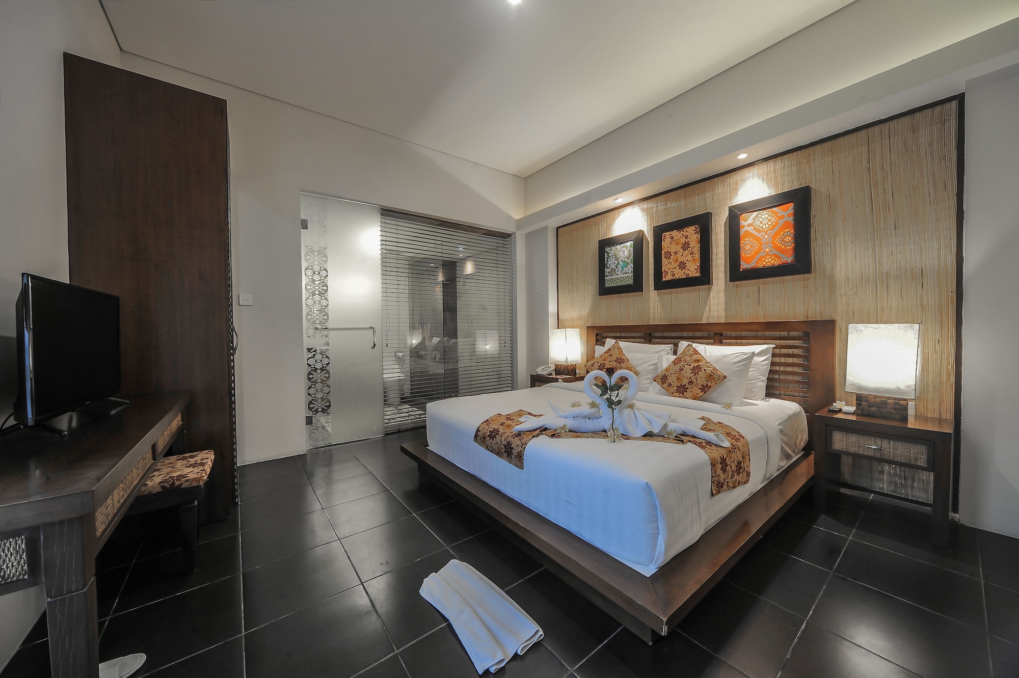 غرفة بسرير مزدوج بغرفة نوم واحدة بمسبح خاص، Gaing Mas Jimbaran Villas By Gaing Mas Group 4/10