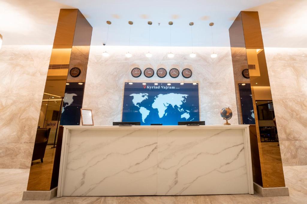 Lobby at Kyriad Vajram Guntur, Guntur