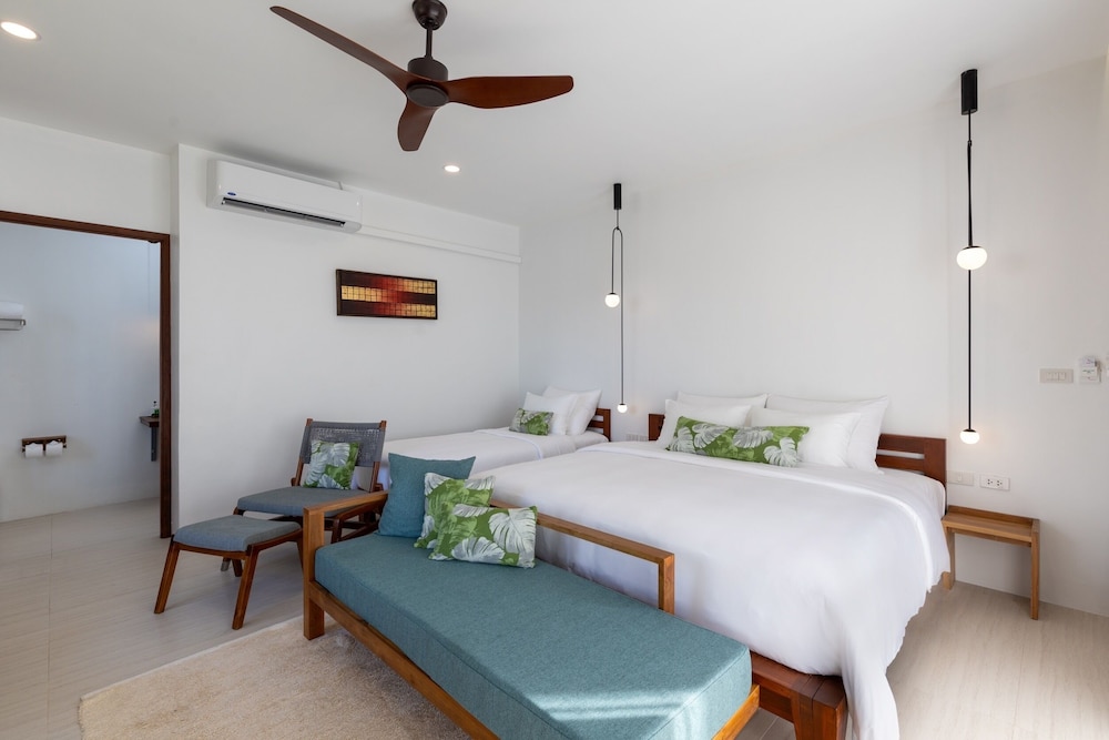 Suite, Villa, Triple, Double Bed, Sea View
