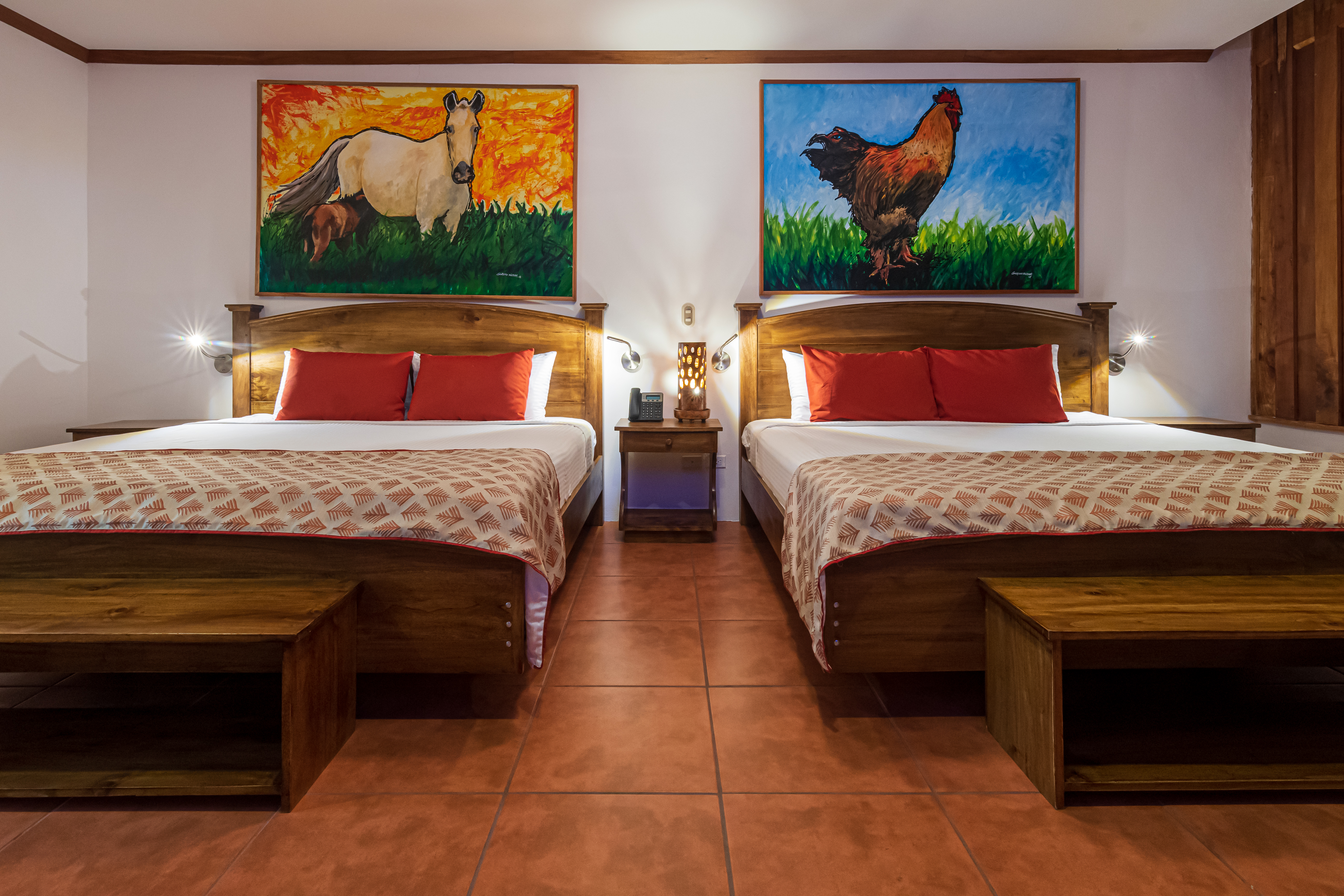 غرفة قياسية بسرير كينج، Hacienda Guachipelin Hotel 4/7