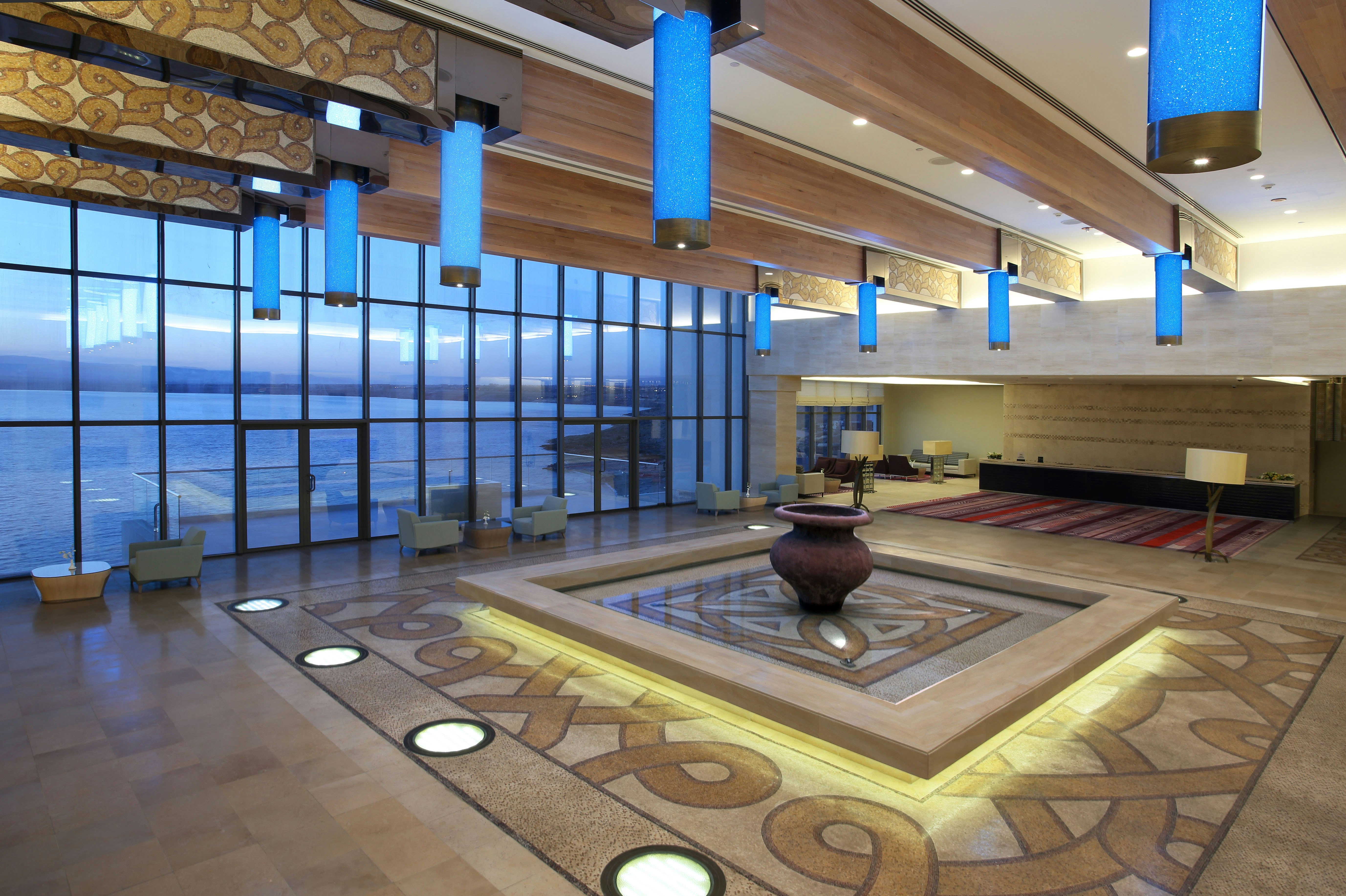 Lobby at Hilton Dead Sea Resort and Spa, SWEMIEH