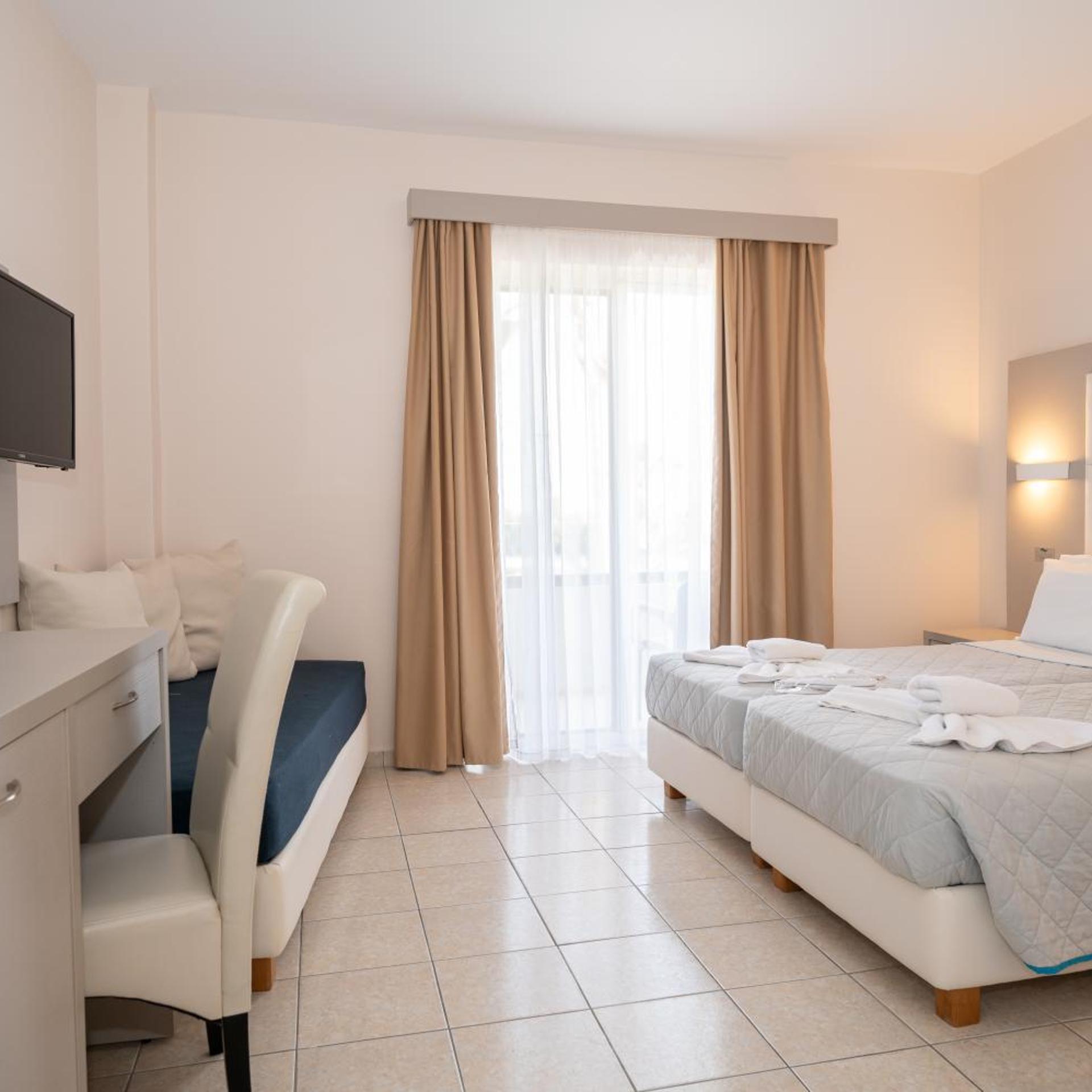 Room, Triple, Garden View, Costa Angela Seaside Resort 2/7