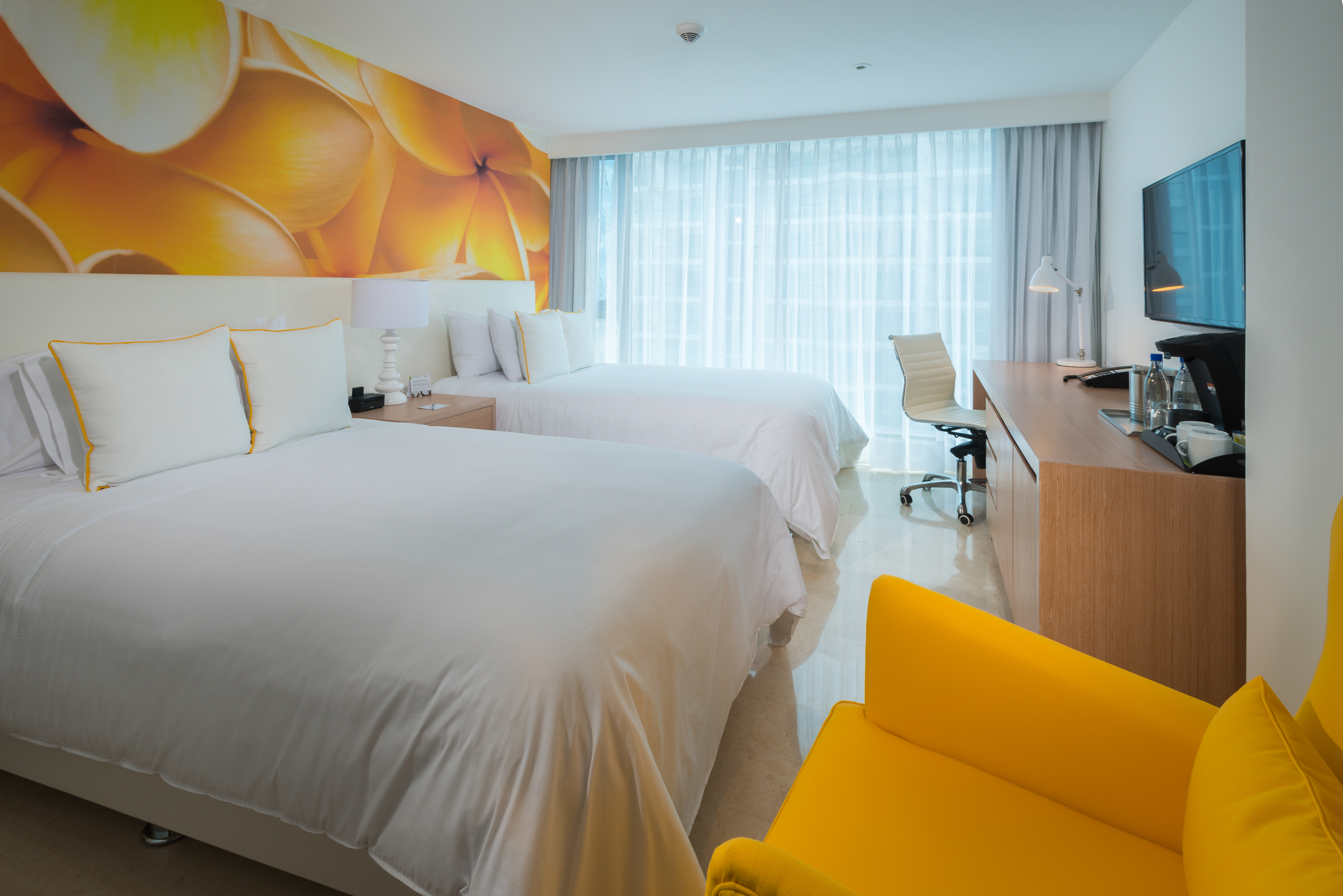 غرفة سوبيريور بسريرين مزدوجين، Radisson Cartagena Ocean Pavillion Hotel 2/5