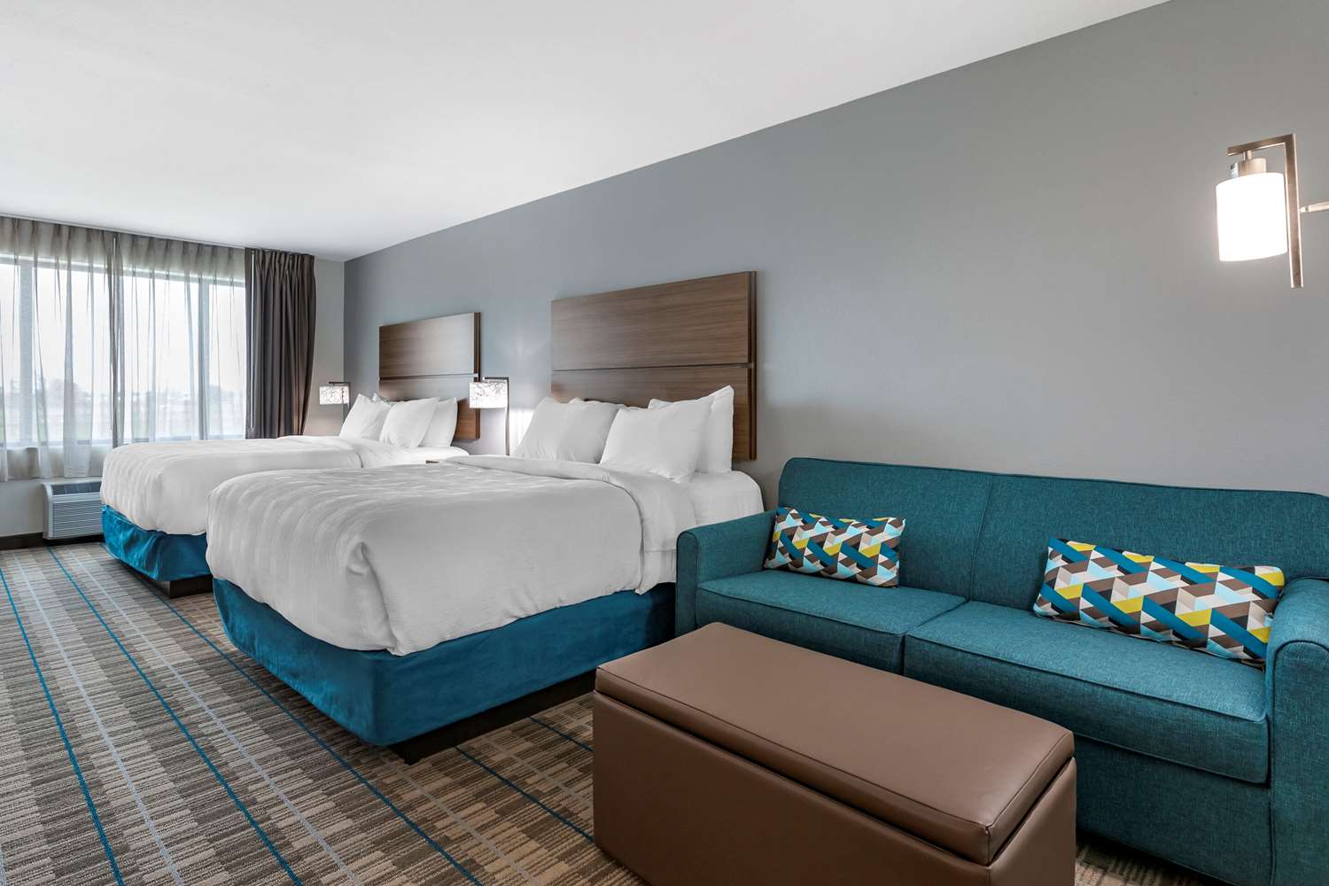 EFFICIENCY, SUITE, 2 QUEEN BEDS
