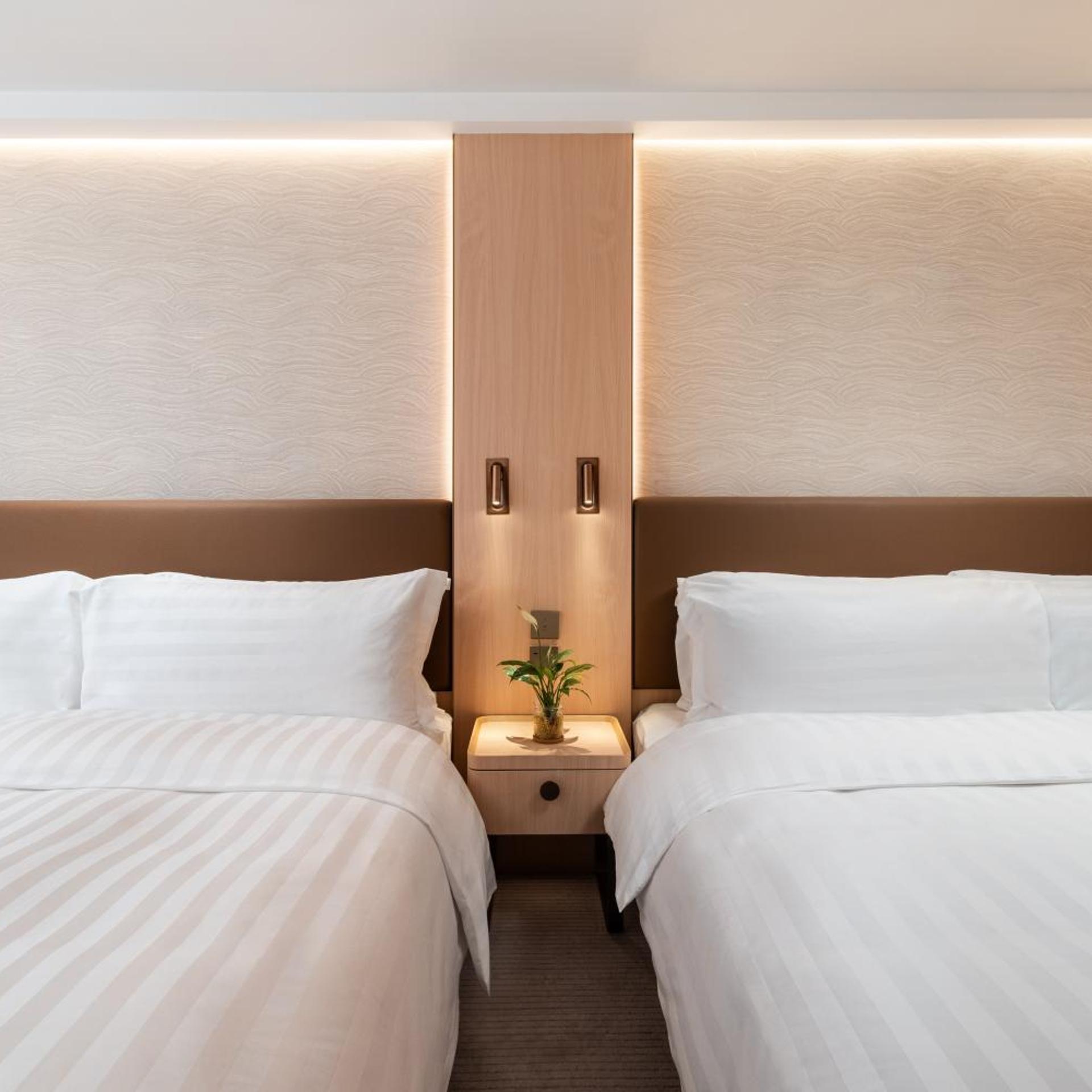 Newly Renovated Non-Smoking City View Family Room with Two Queen Bed