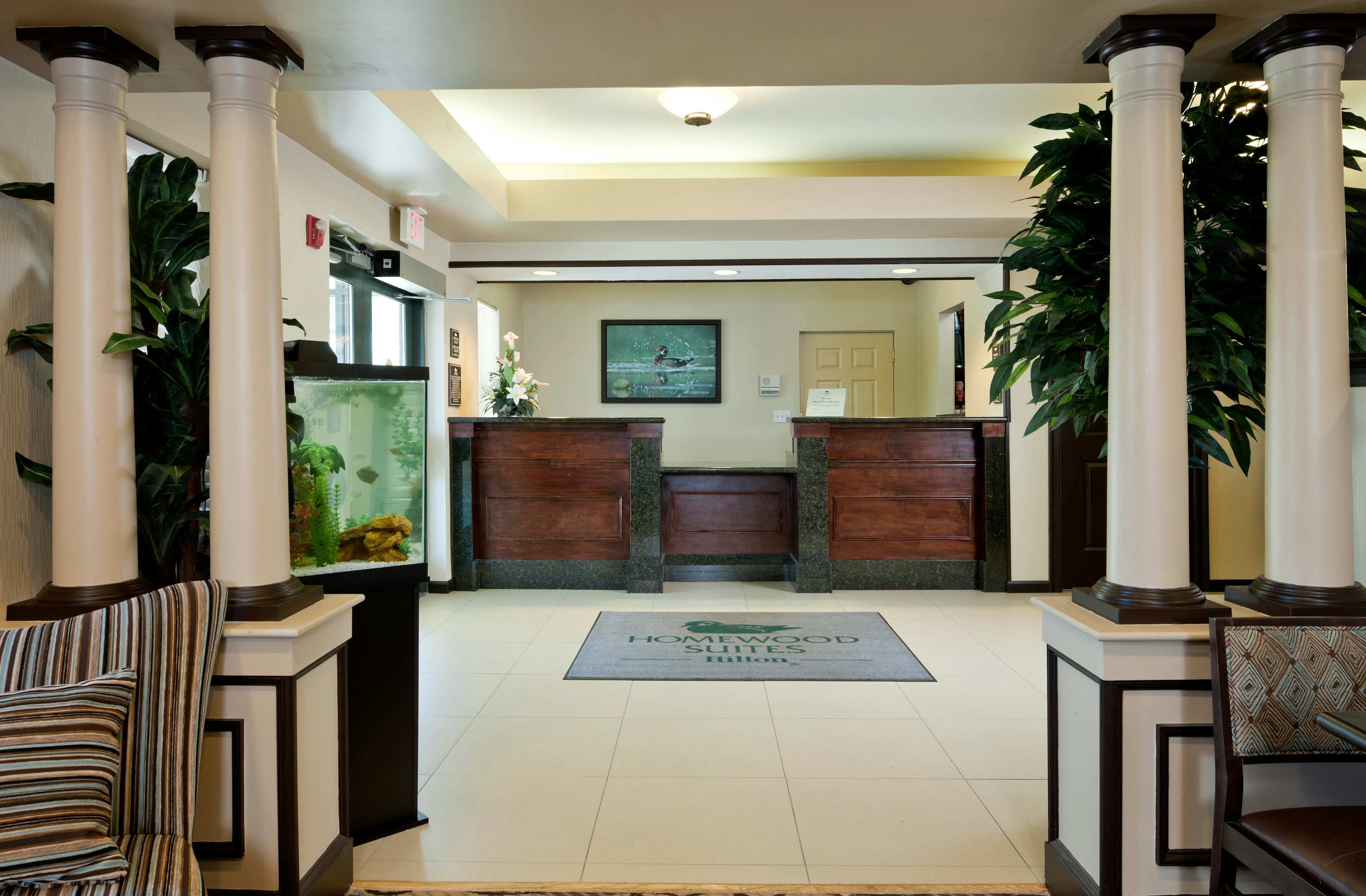 Lobby at Homewood Suites by Hilton Boston / Andover, ANDOVER - MA
