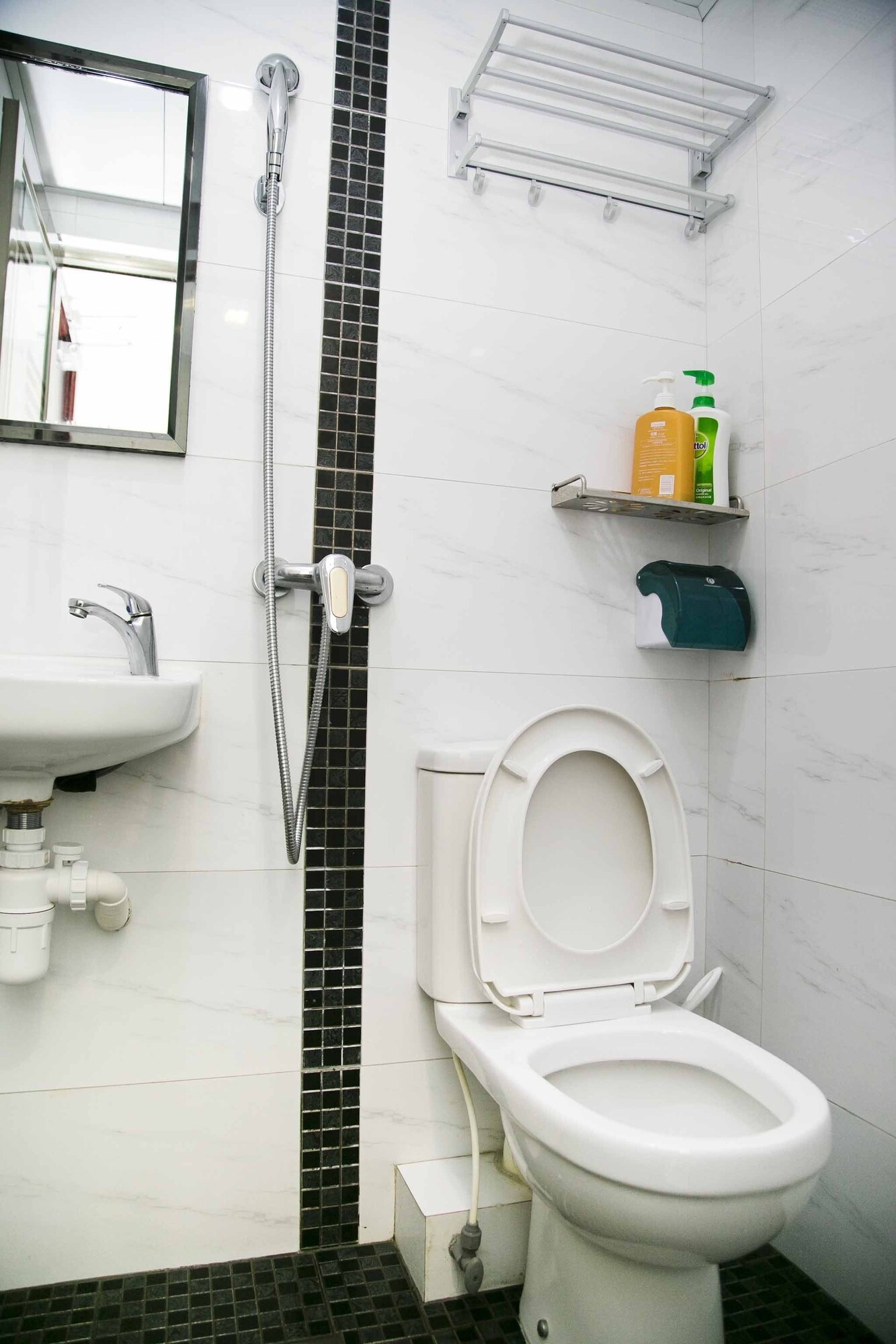 غرفة بسرير مزدوج بحمام خاص، Ah Shan Hostel 4/6