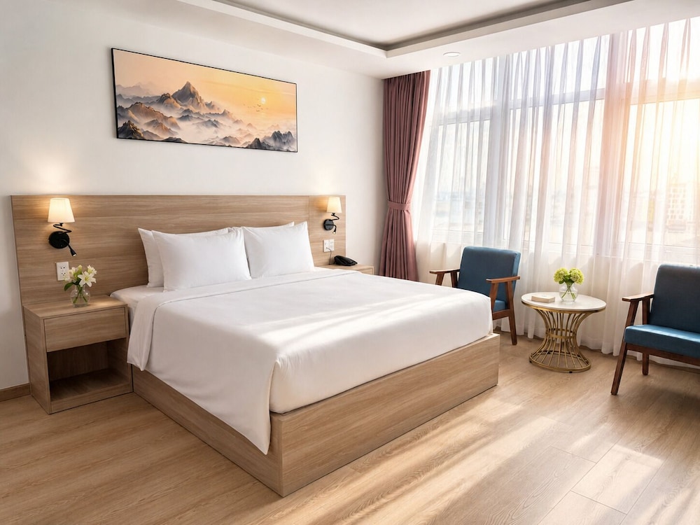 غرفة ديلوكس بسرير مزدوج، G8 Center Hotel Saigon 2/10