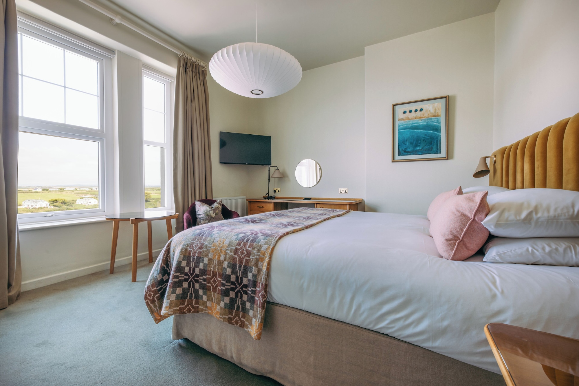 Room, Double Bed, Inland View