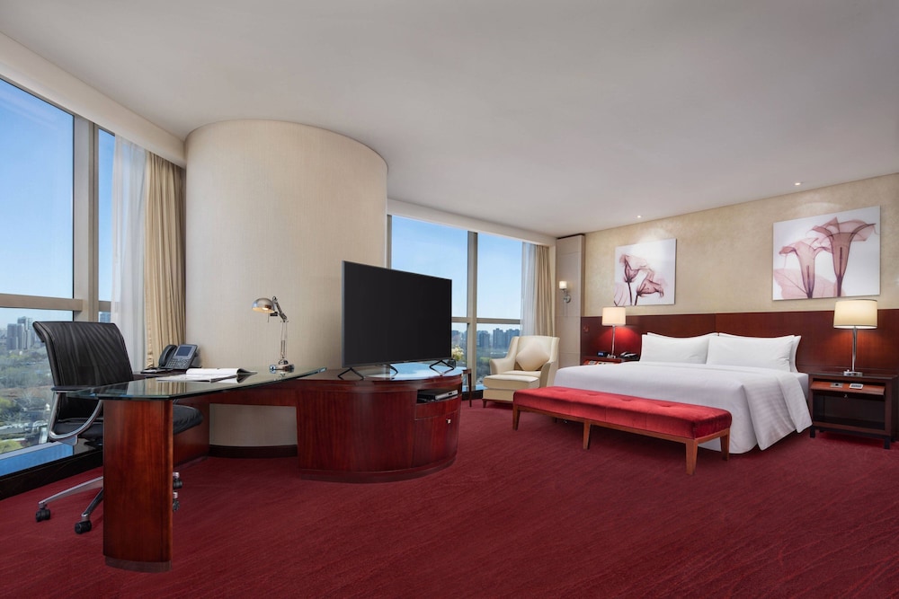 جناح استوديو تنفيذي بسرير كينج، Beijing Marriott Hotel Northeast 2/6