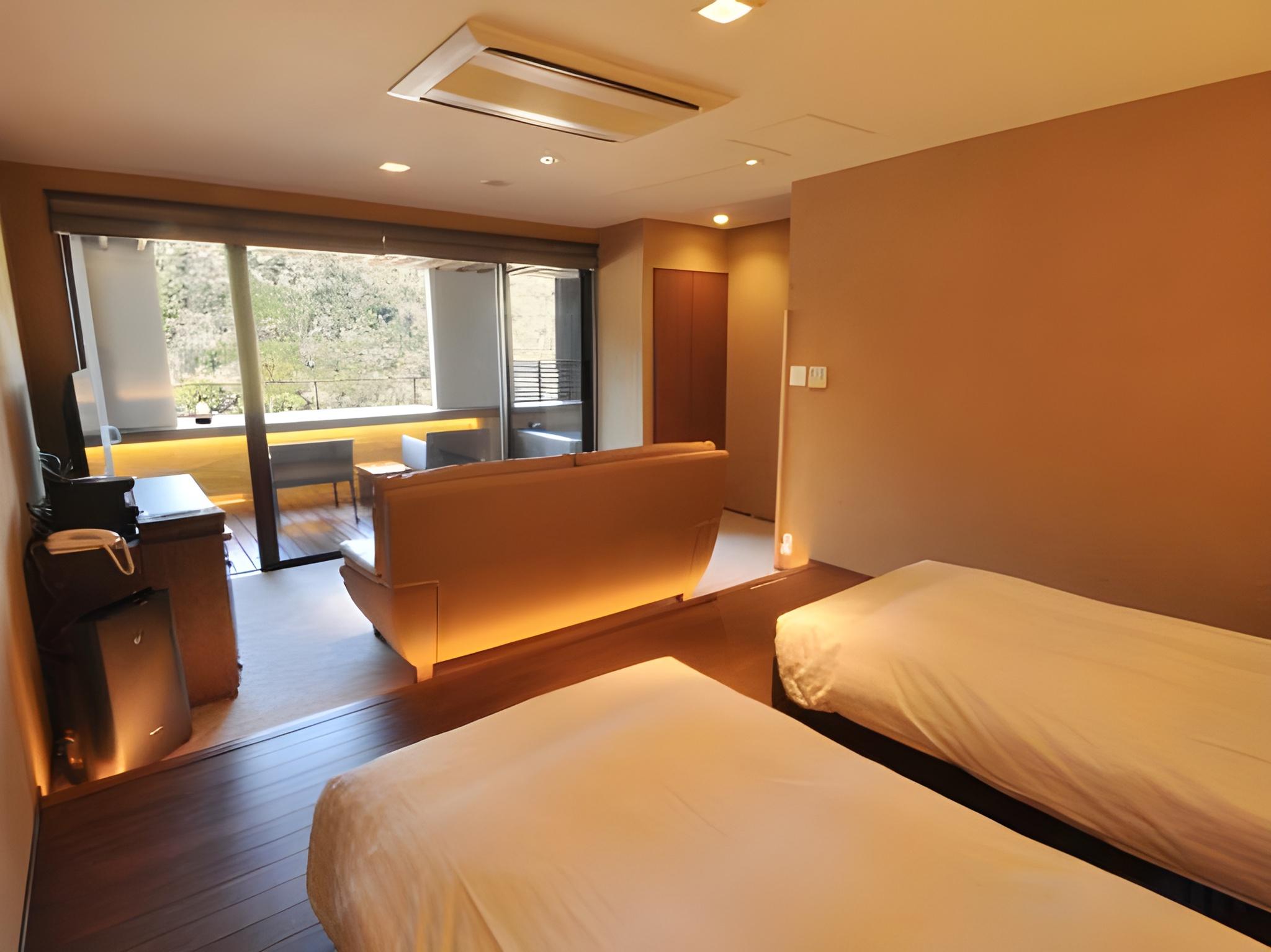 Deluxe, Twin Beds, Outdoor Bath