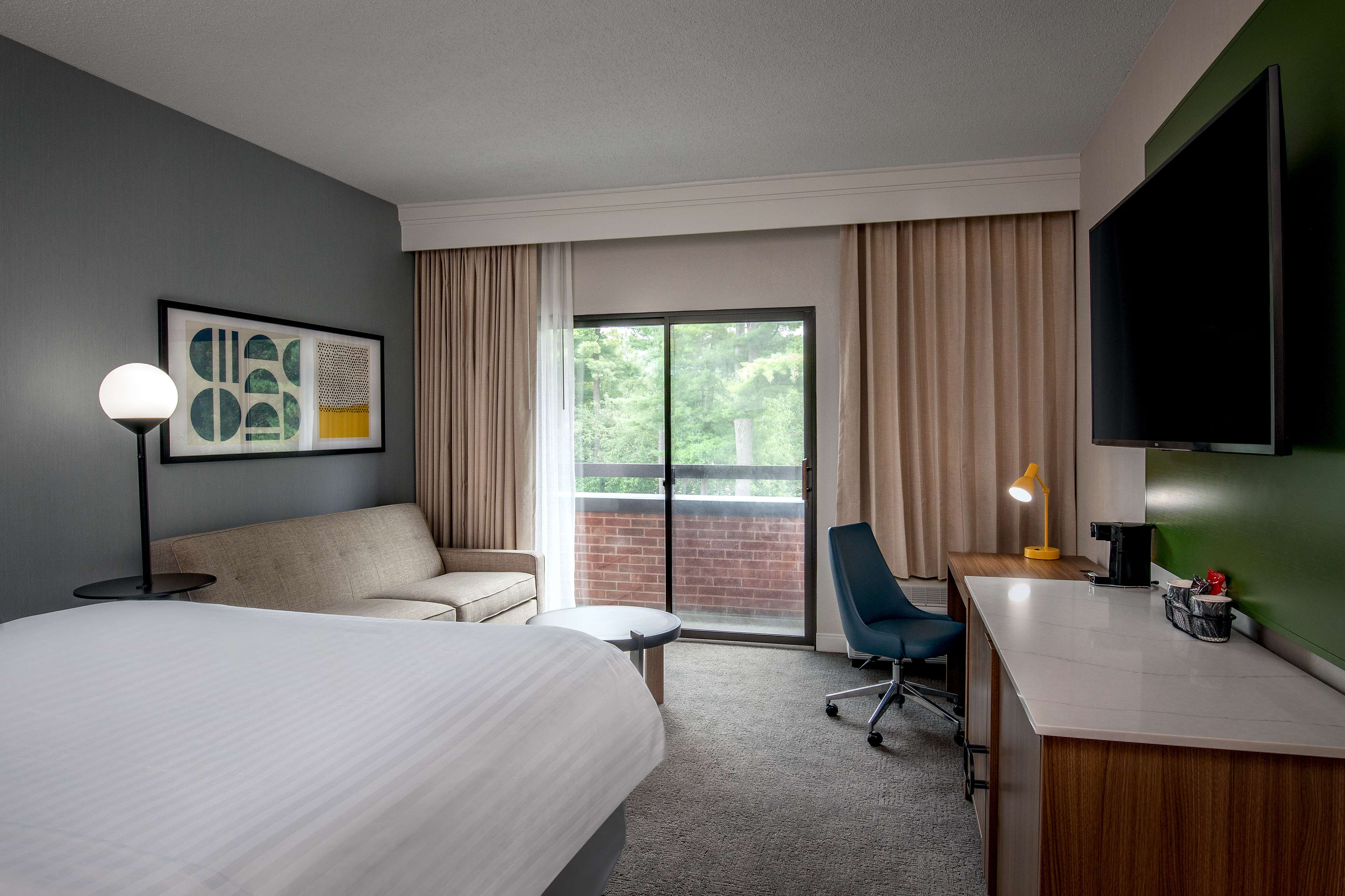 غرفة ديلوكس بسرير مزدوج، Sonesta Select Boston Foxborough Mansfield 2/4