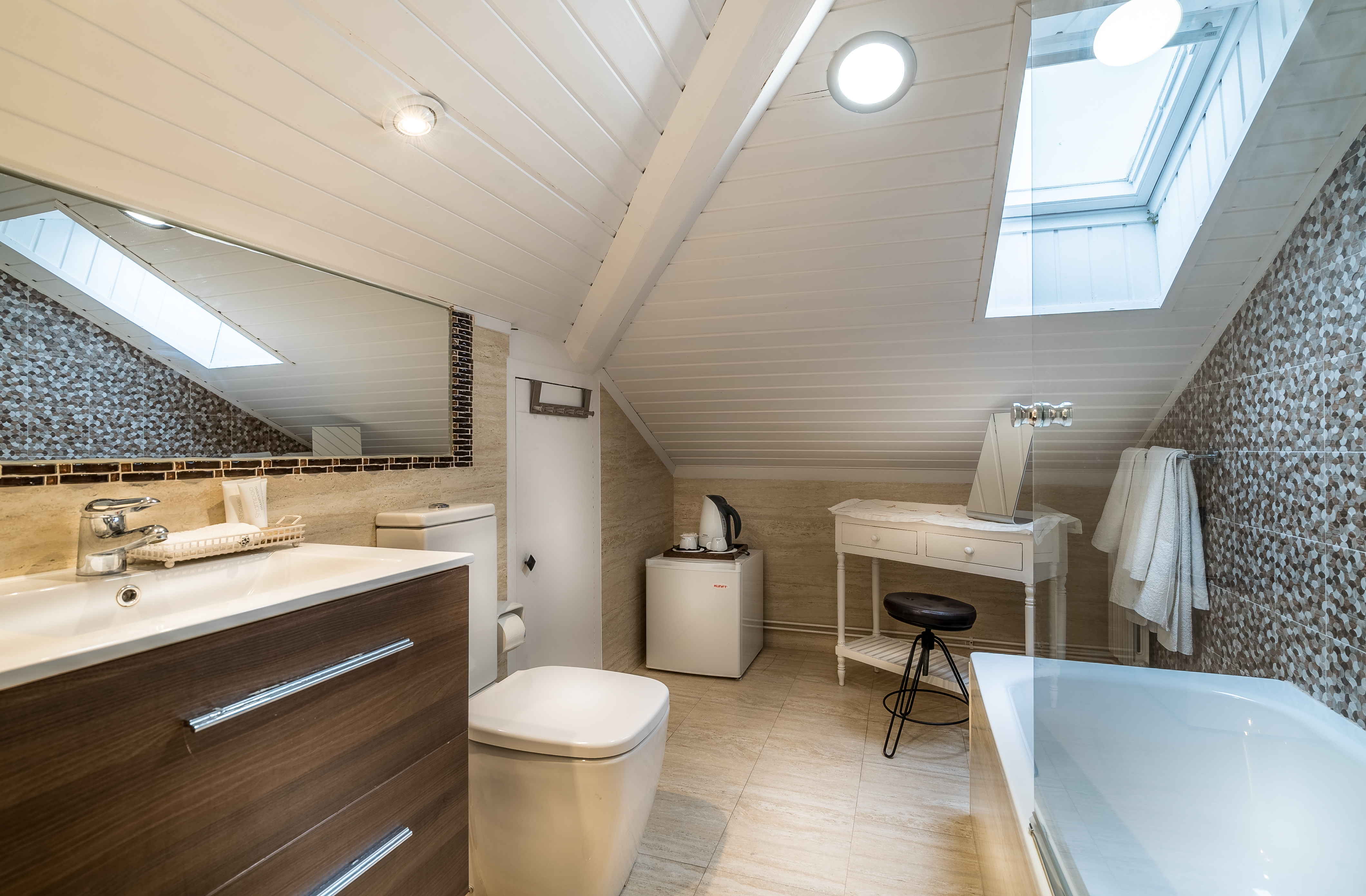 Room, Double Bed, Attic