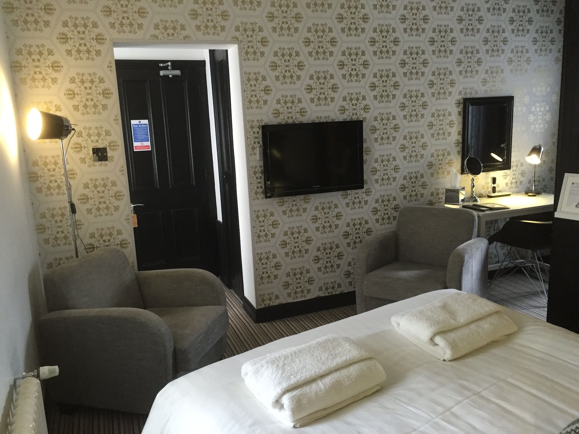 غرفة صغيرة بسرير مزدوج، manorhaus Llangollen 2/3
