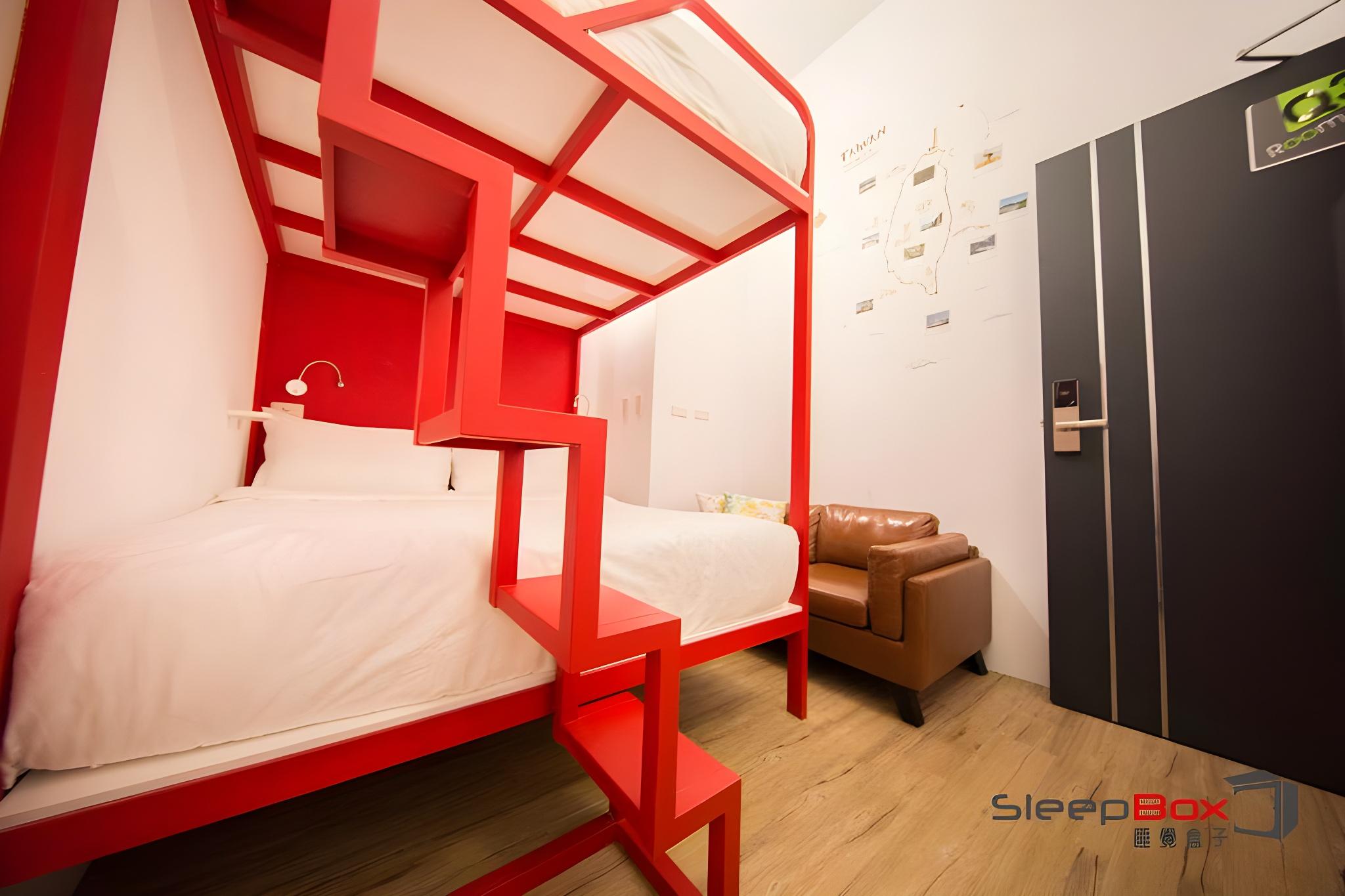 Economy, Quadruple, Bunk Bed, No Window