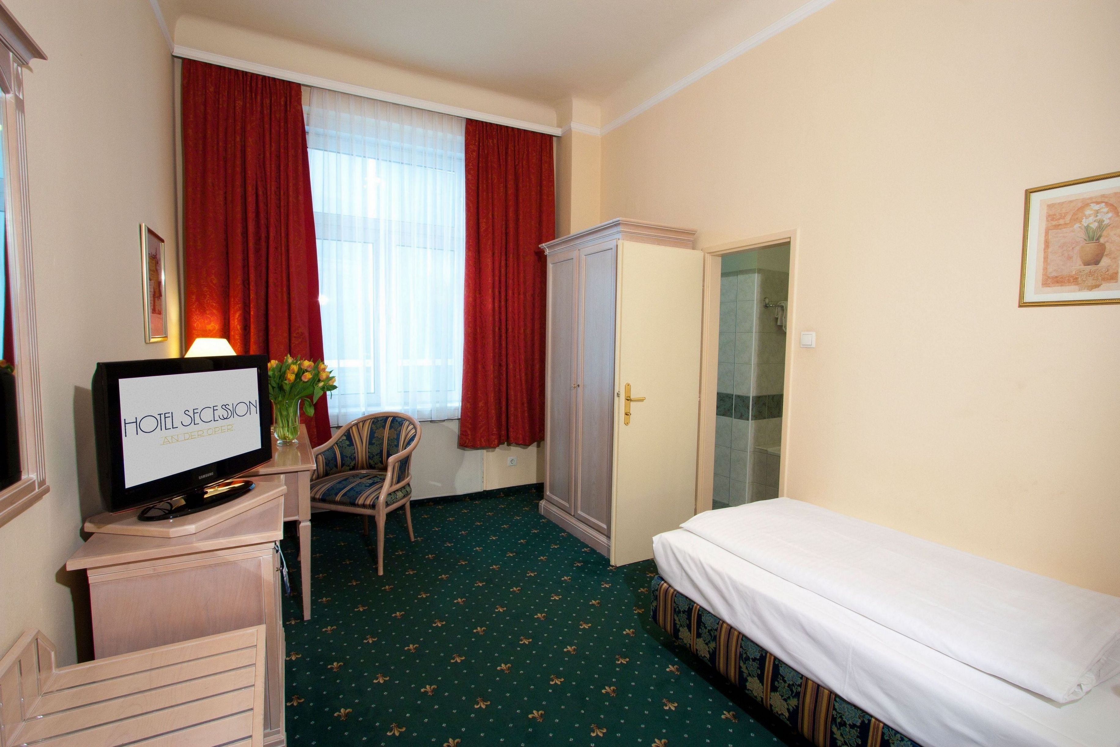 غرفة مفردة، Hotel Secession an der Oper 2/2