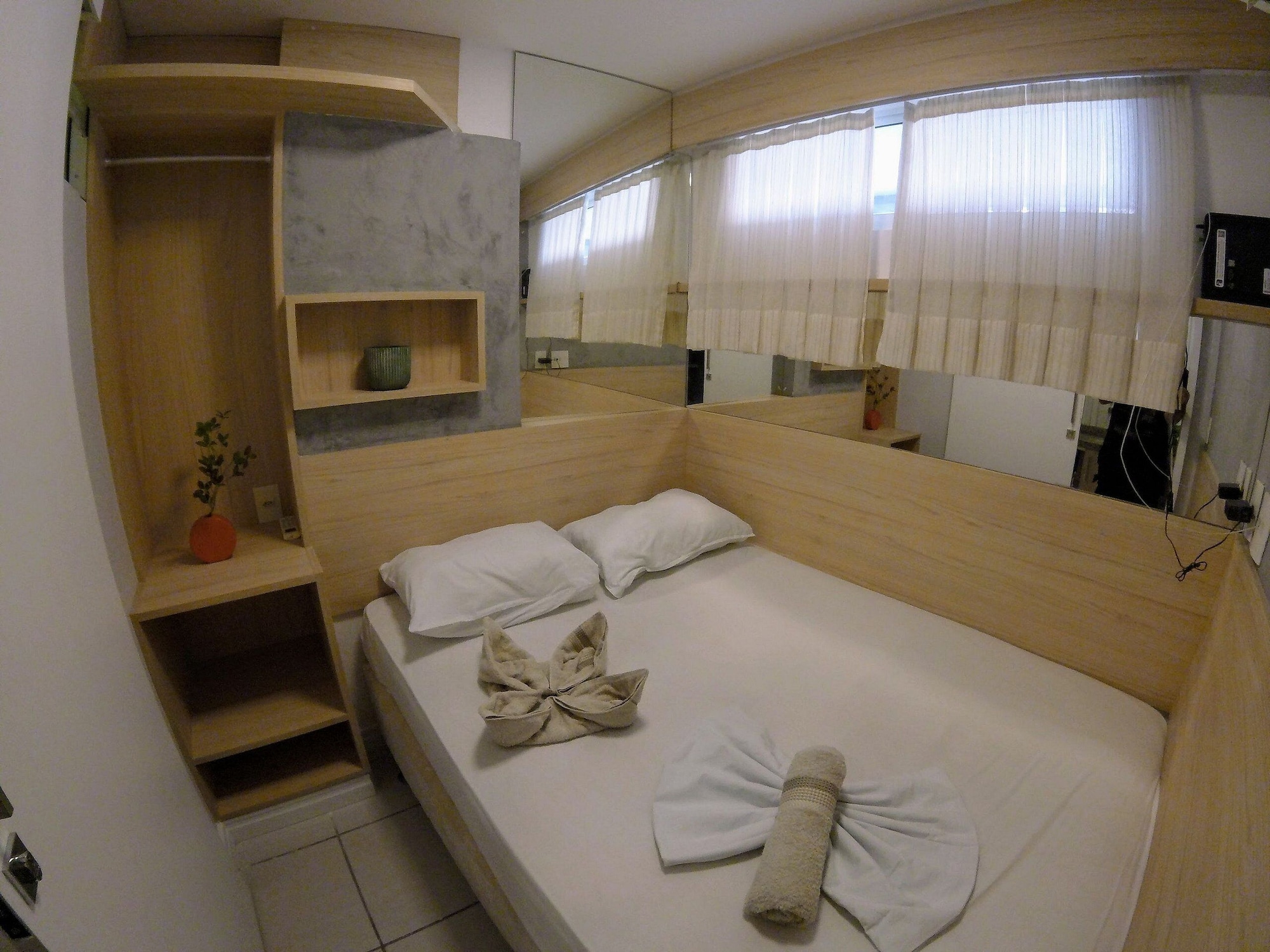 شقة بريميوم بسريرين مزدوجين مع أريكة، Apartamento Na Praia Iracema 100M Do Mar 4/10