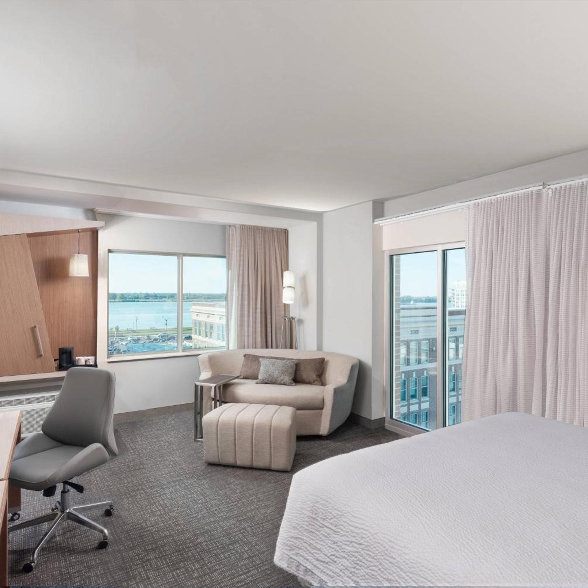 Room, King Bed, Sofa, Bathtub, Accessible