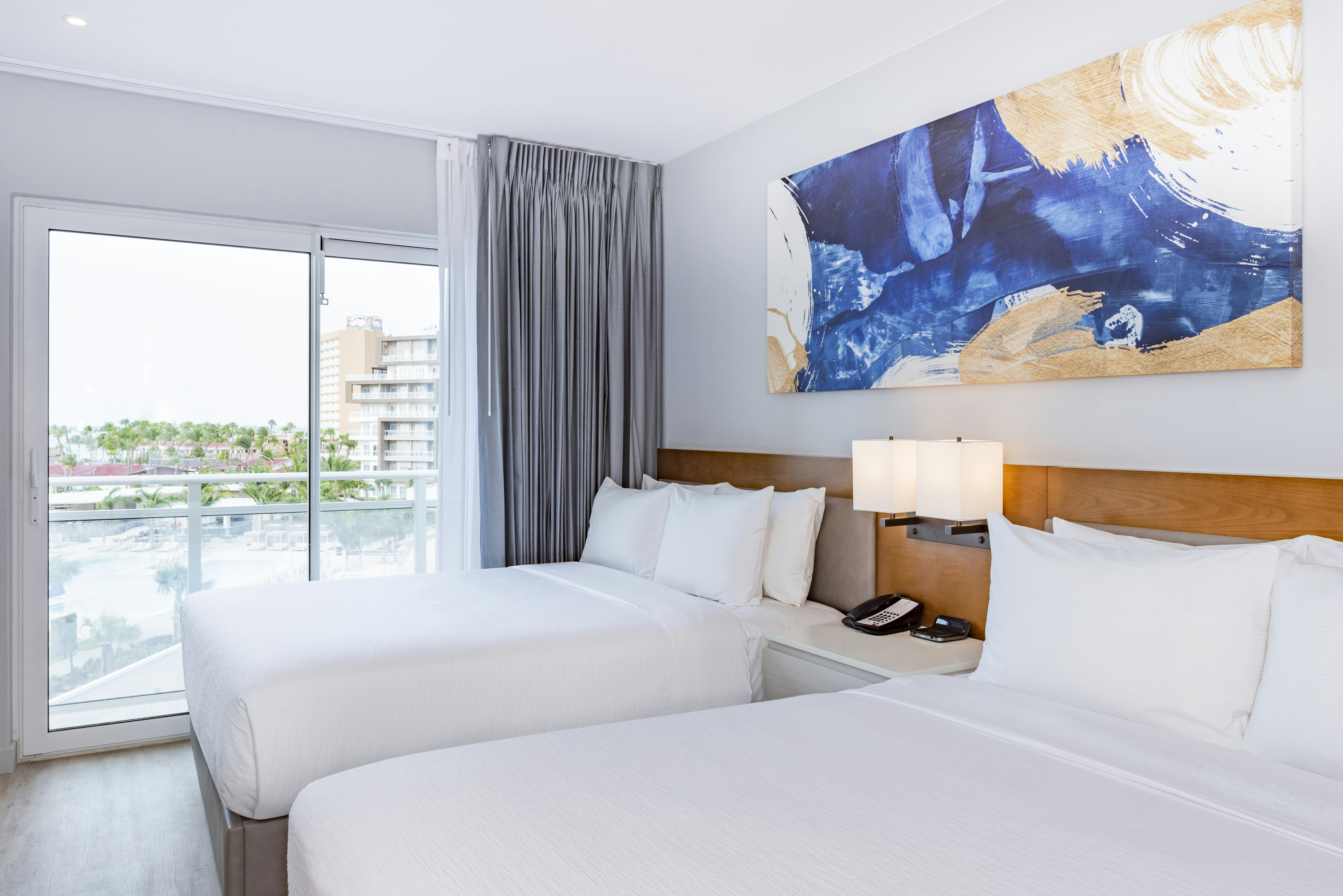 1 Bedroom, 2 Queen Beds, Partial View