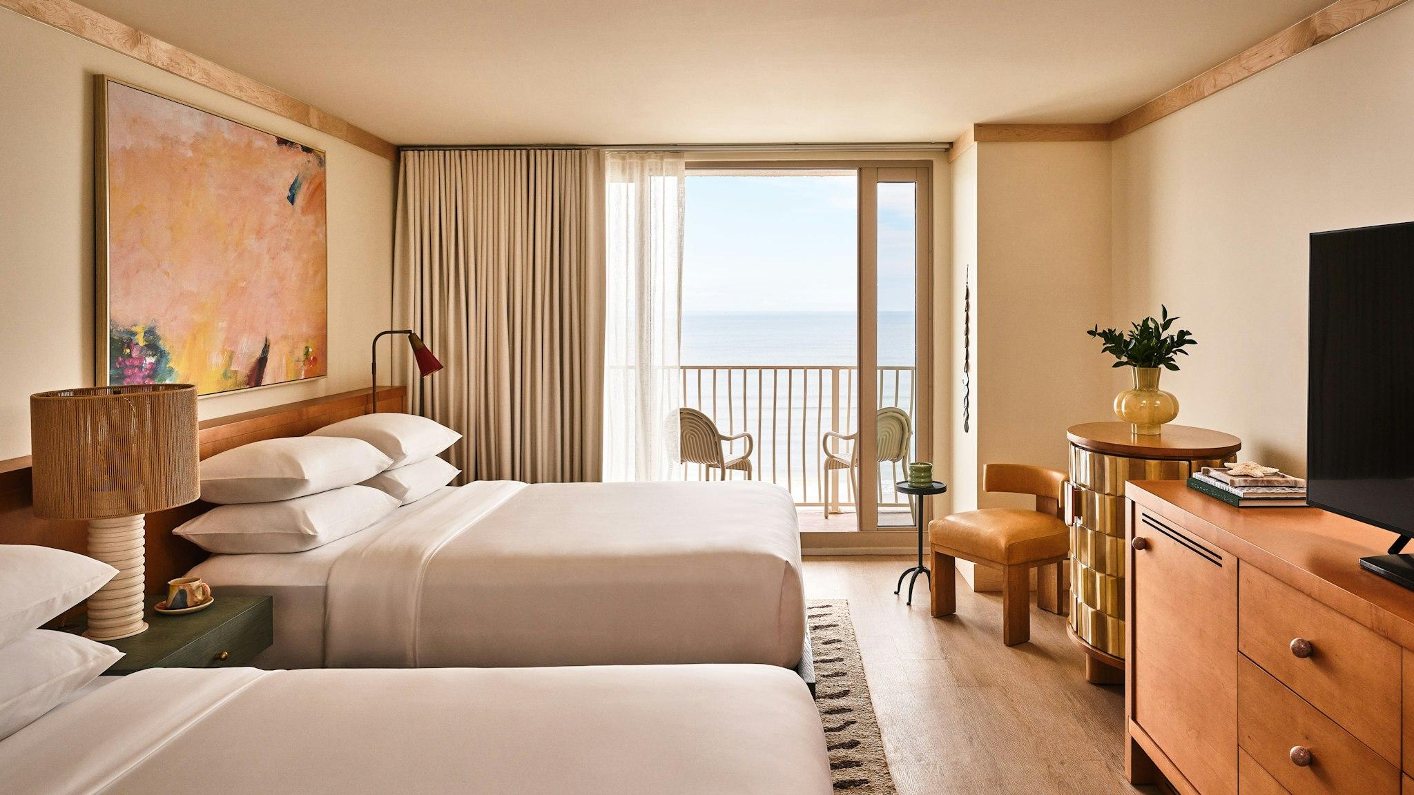 Room, 2 Queen Beds, Ocean Front, Balcony
