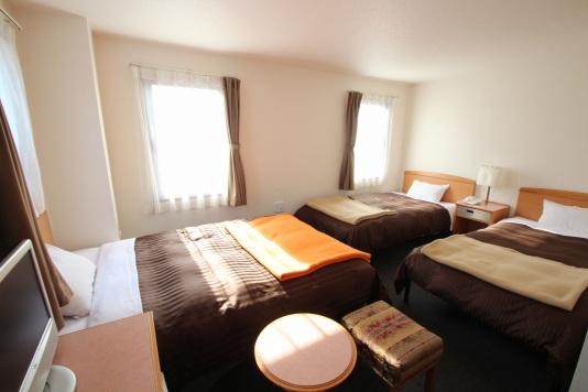 Room, Triple, Twin Beds, Smoking Type Not Guaranteed