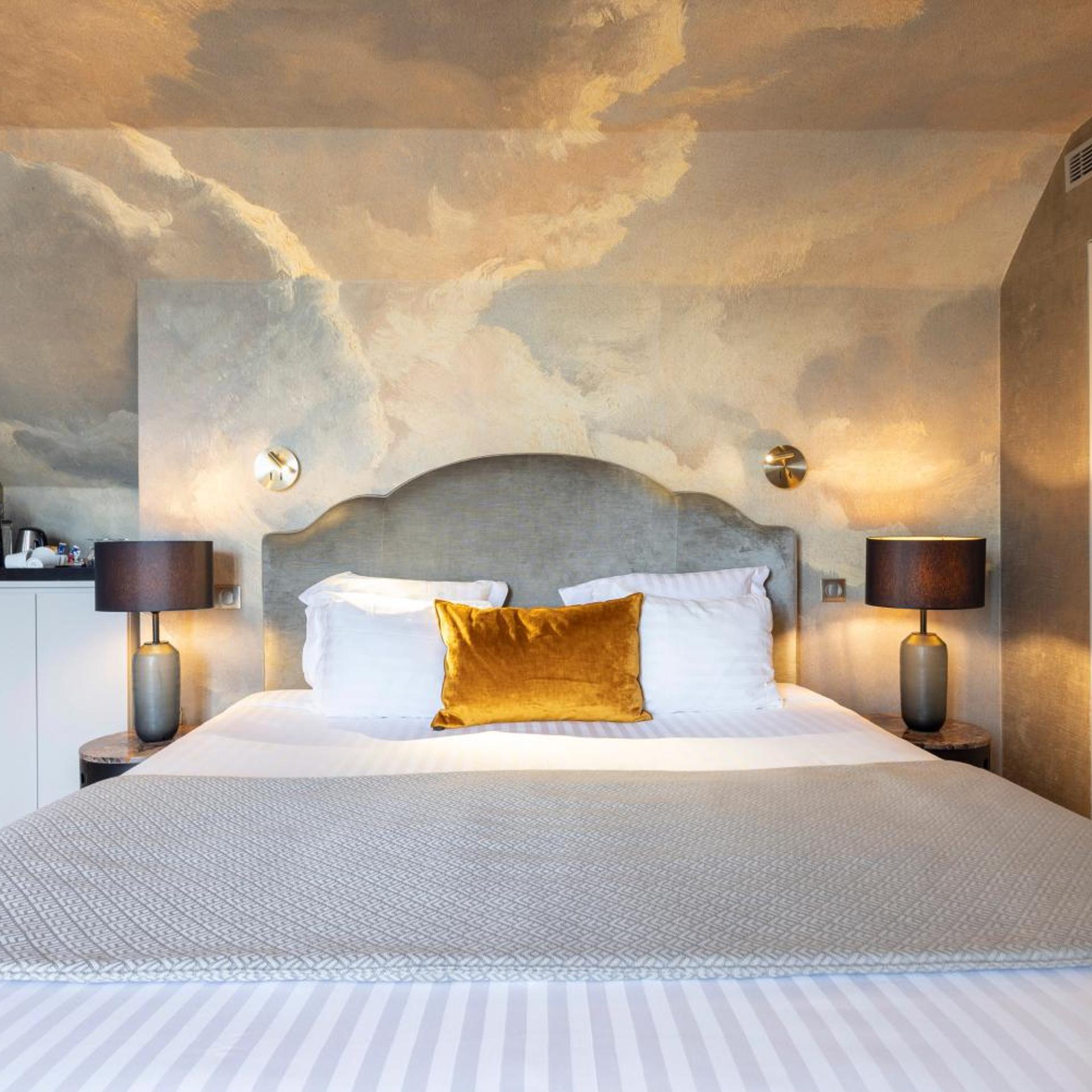 غرفة سيغنتشر بسرير مزدوج بشرفة، Hotel Residence Foch 3/10