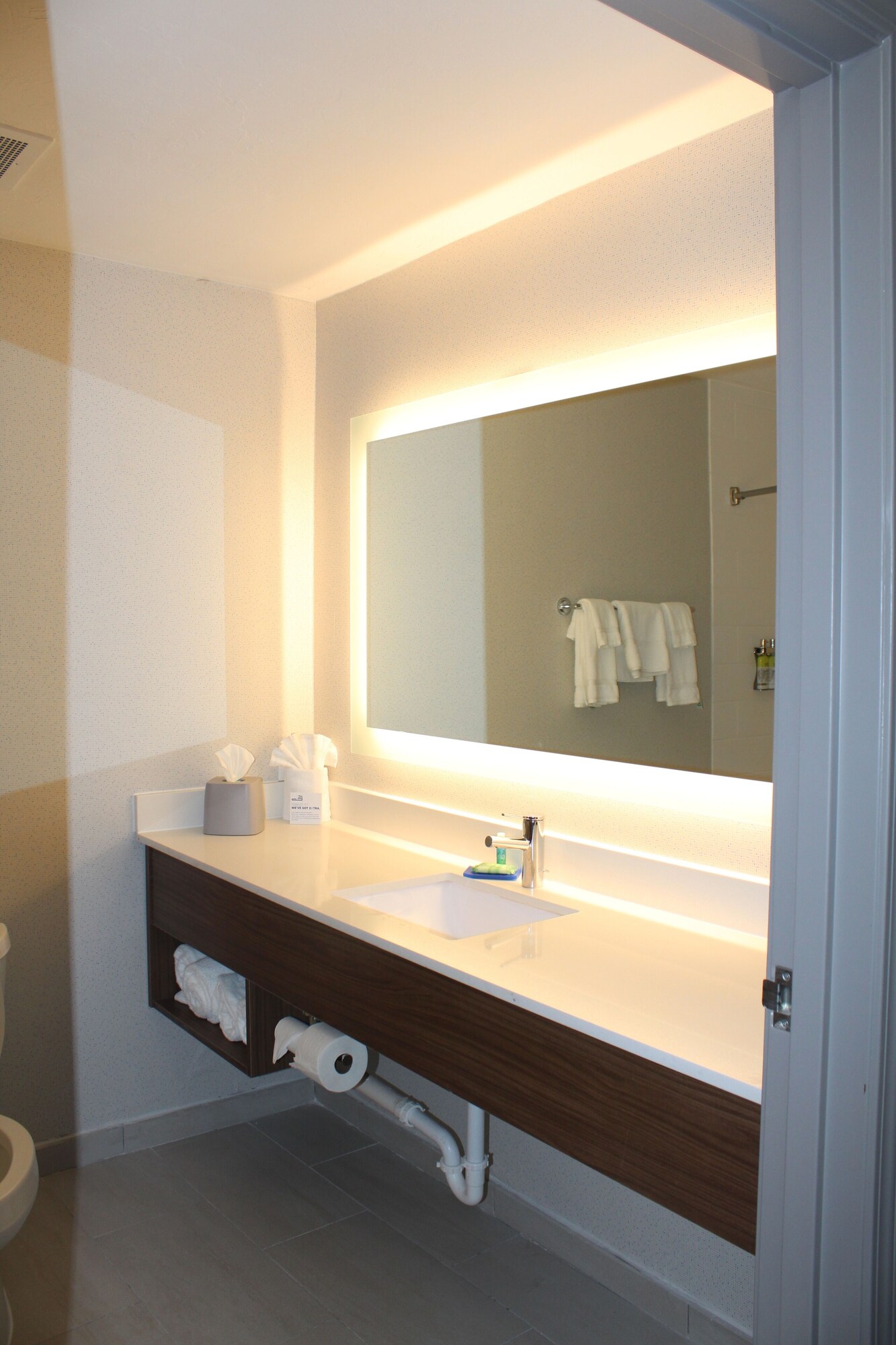 غرفة قياسية بسرير كينج مع أريكة، Holiday Inn Express Hotel Suites Raton 7/8