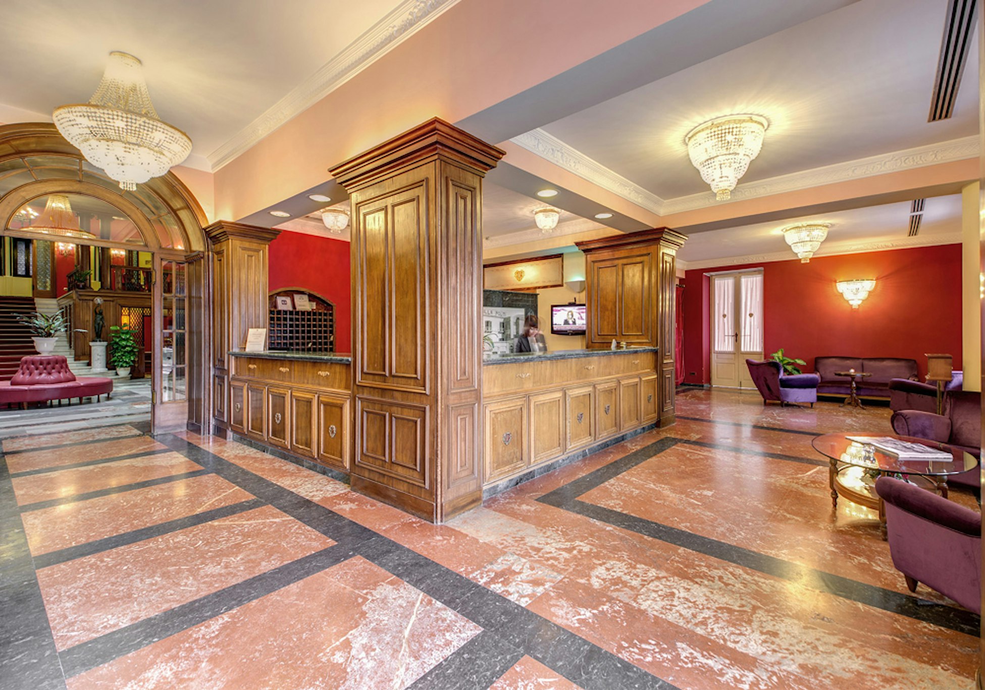 Lobby at Grand Hotel Villa Politi, SIRACUSA