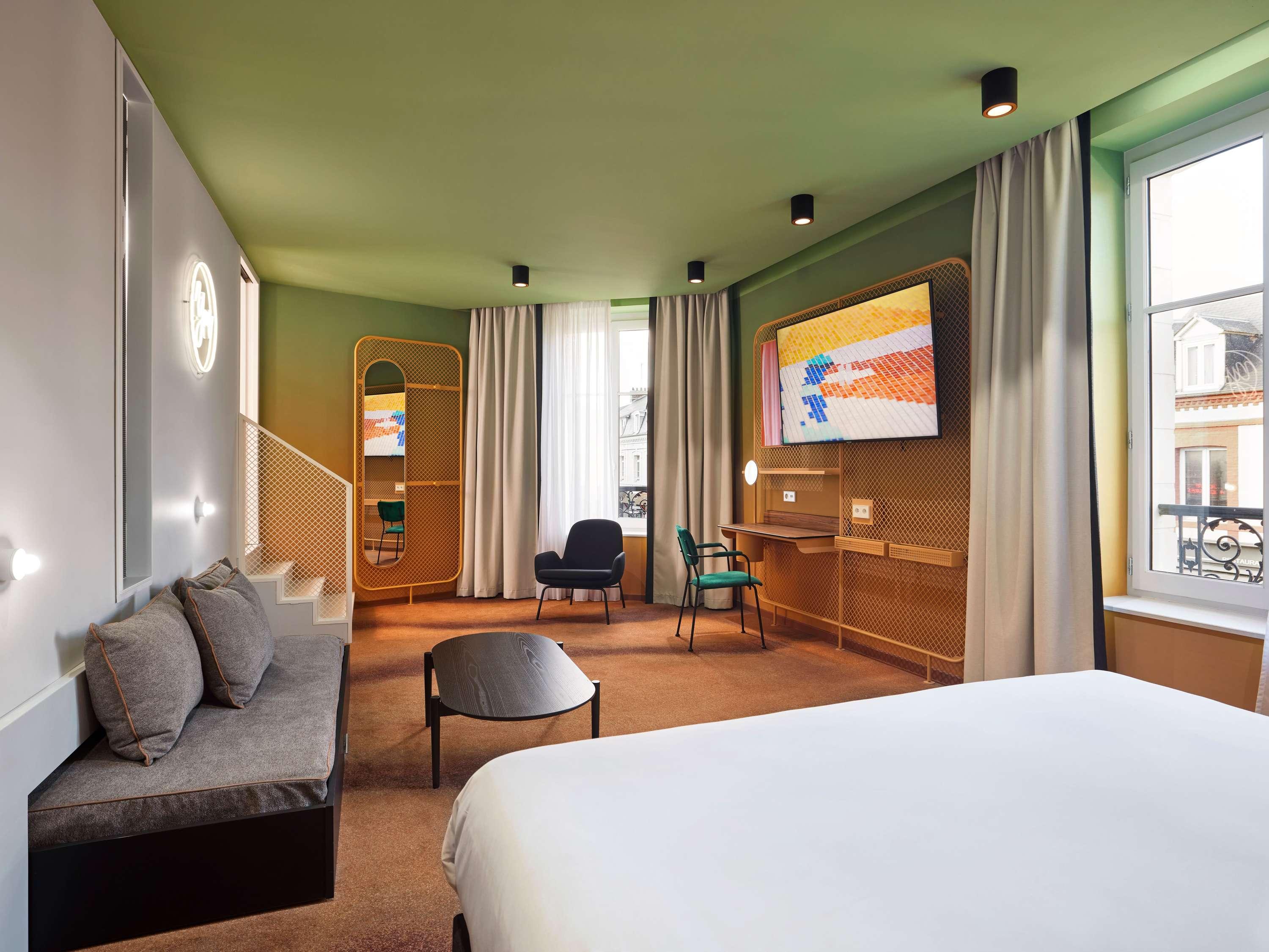 غرفة سوبيريور ثلاثية بسرير مزدوج وسرير فردي، You Hotel Deauville - Handwritten Collection 5/10