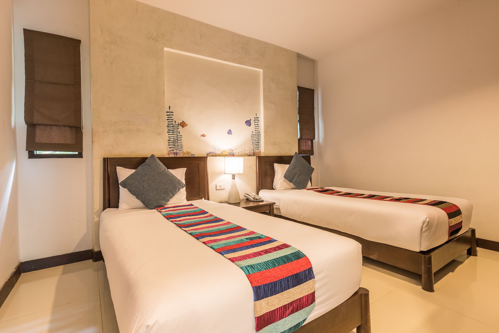 غرفة عائلية بسرير مزدوج وسريرين منفصلين بغرفتي نوم، Krabi Aquamarine Resort 2/10
