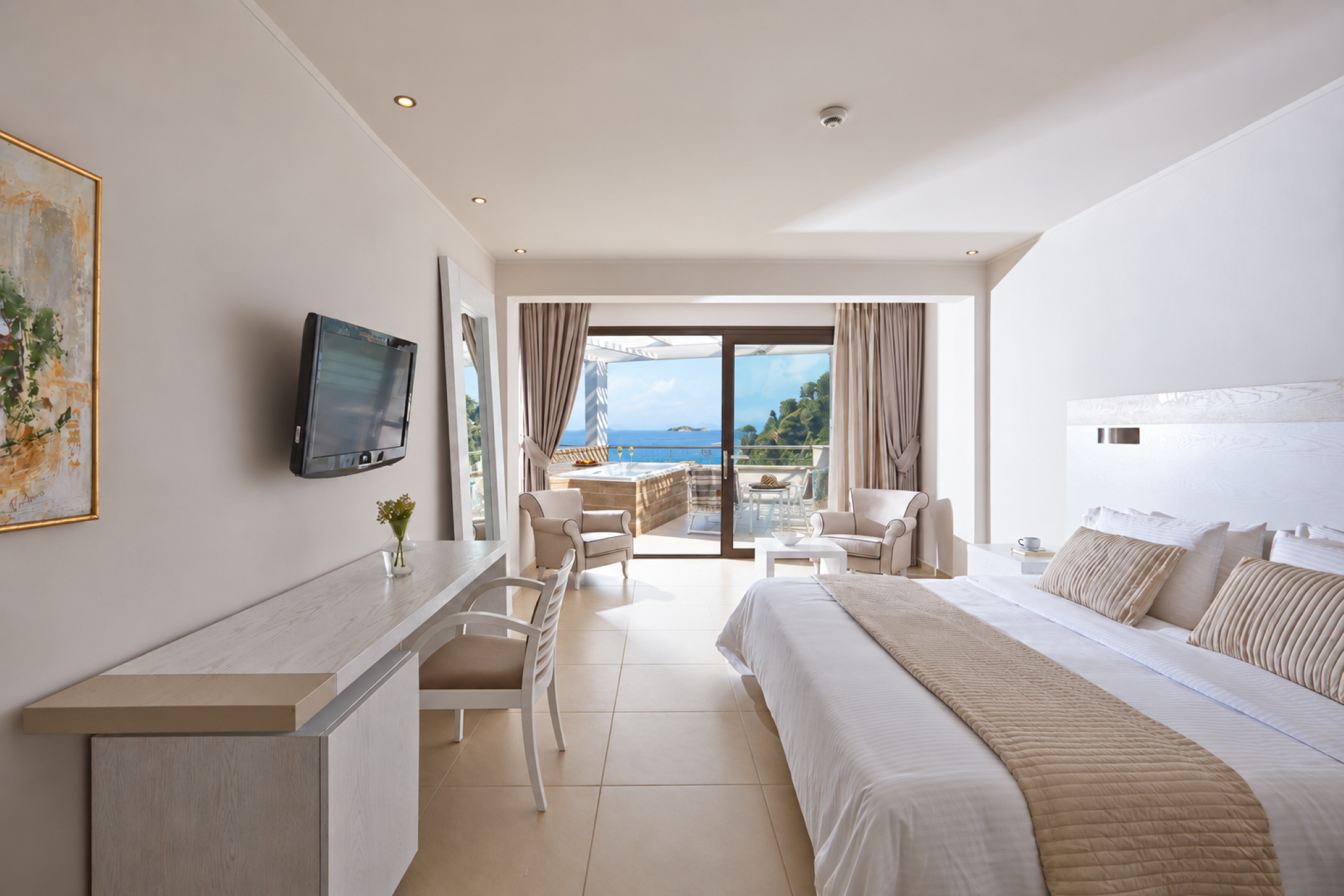 Junior Suite, Sea View, Outdoor Jetted Tub