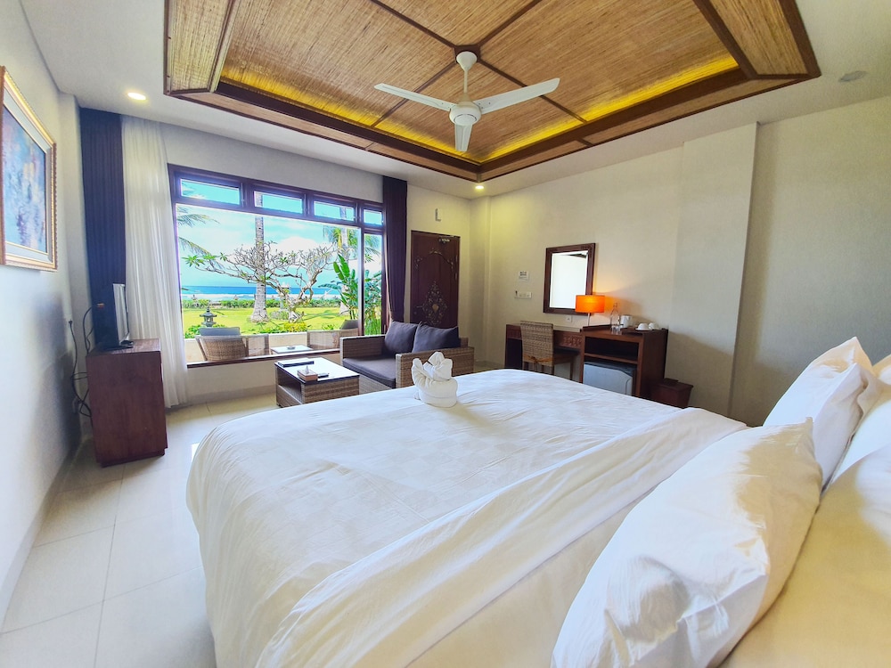 GARDEN, DELUXE, DOUBLE OR TWIN BED, SEA VIEW