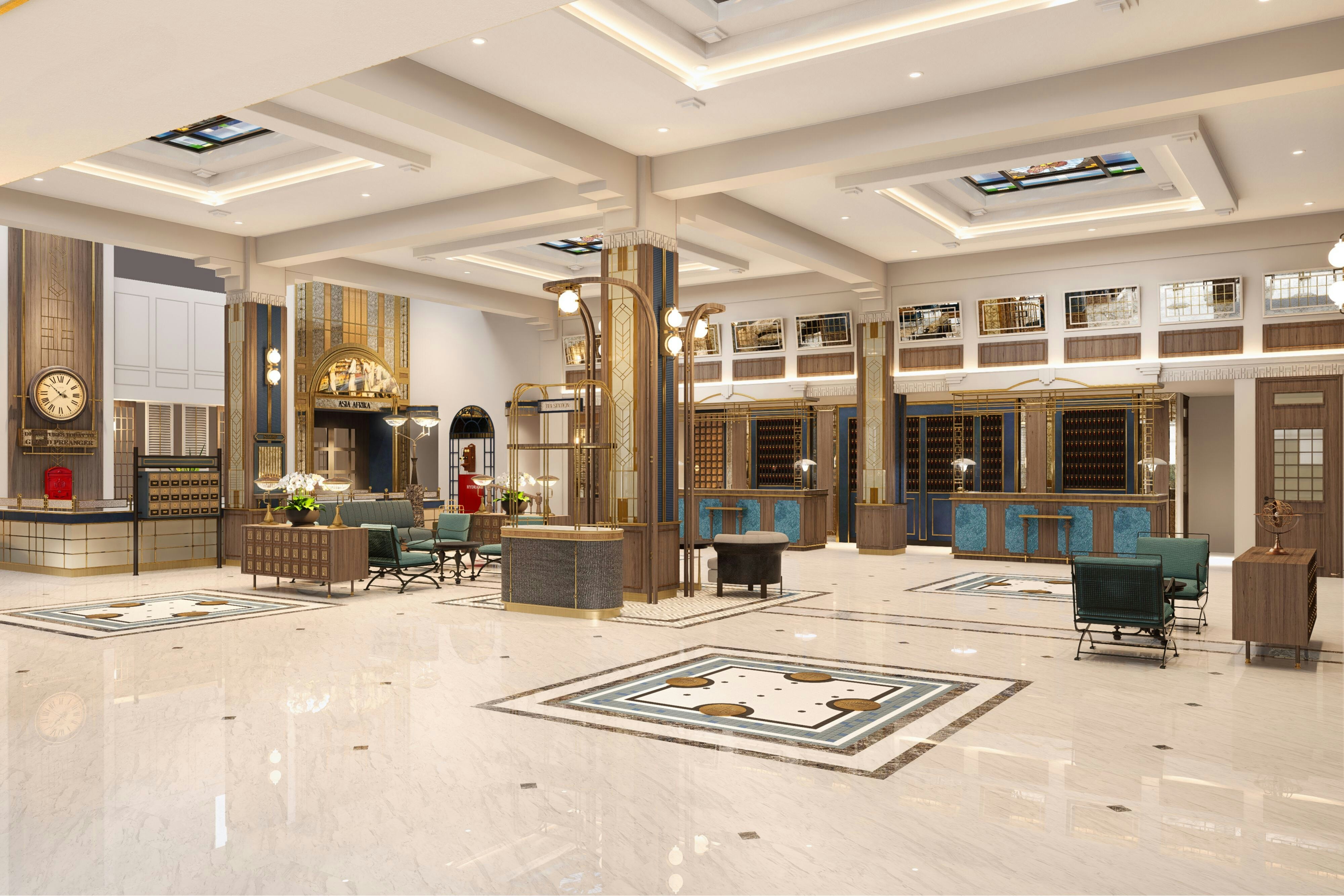 Lobby at Grand Hotel Preanger, BANDUNG