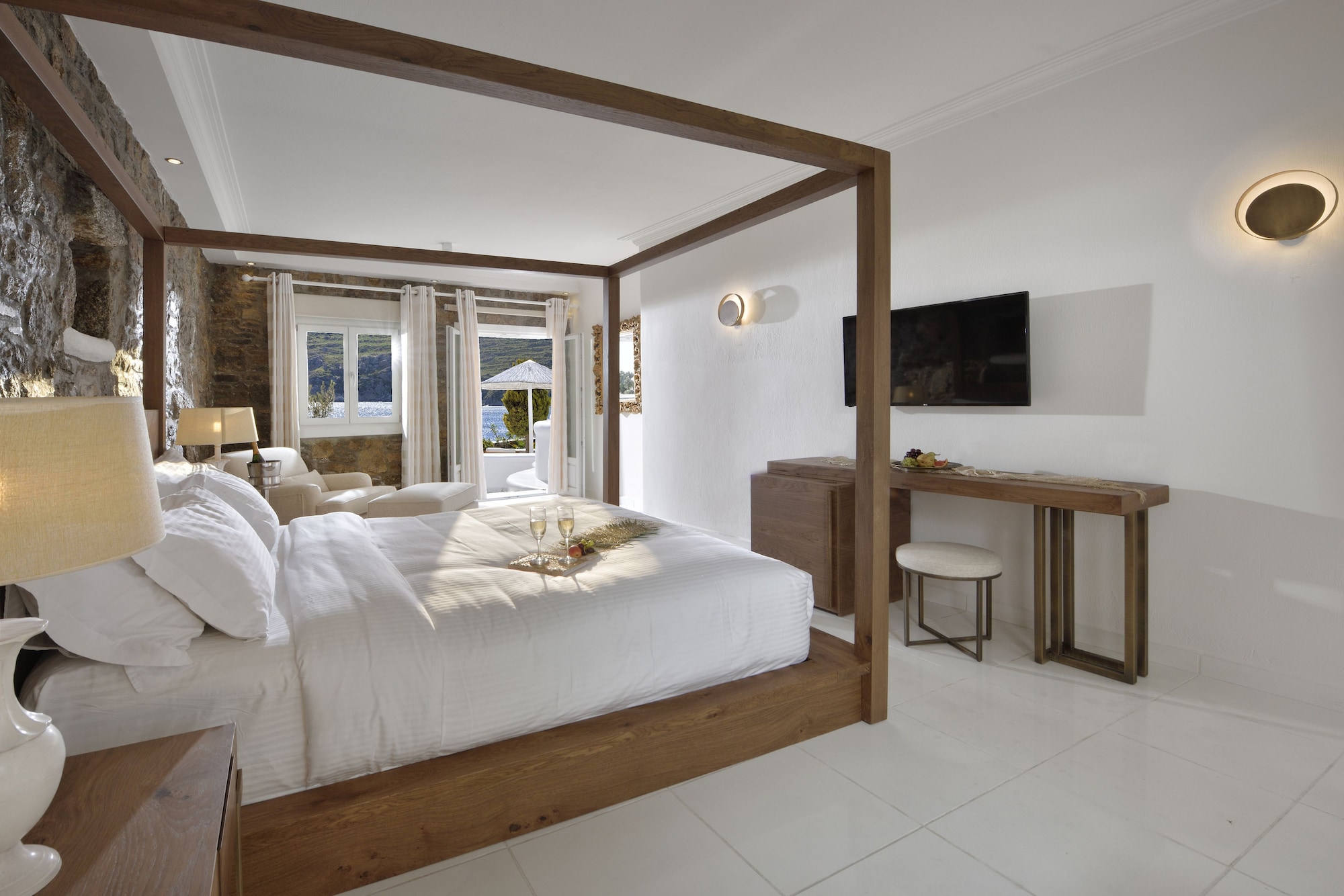 HONEYMOON, DREAMY, SUITE, SEA VIEW, OUTDOOR JETTED TUB