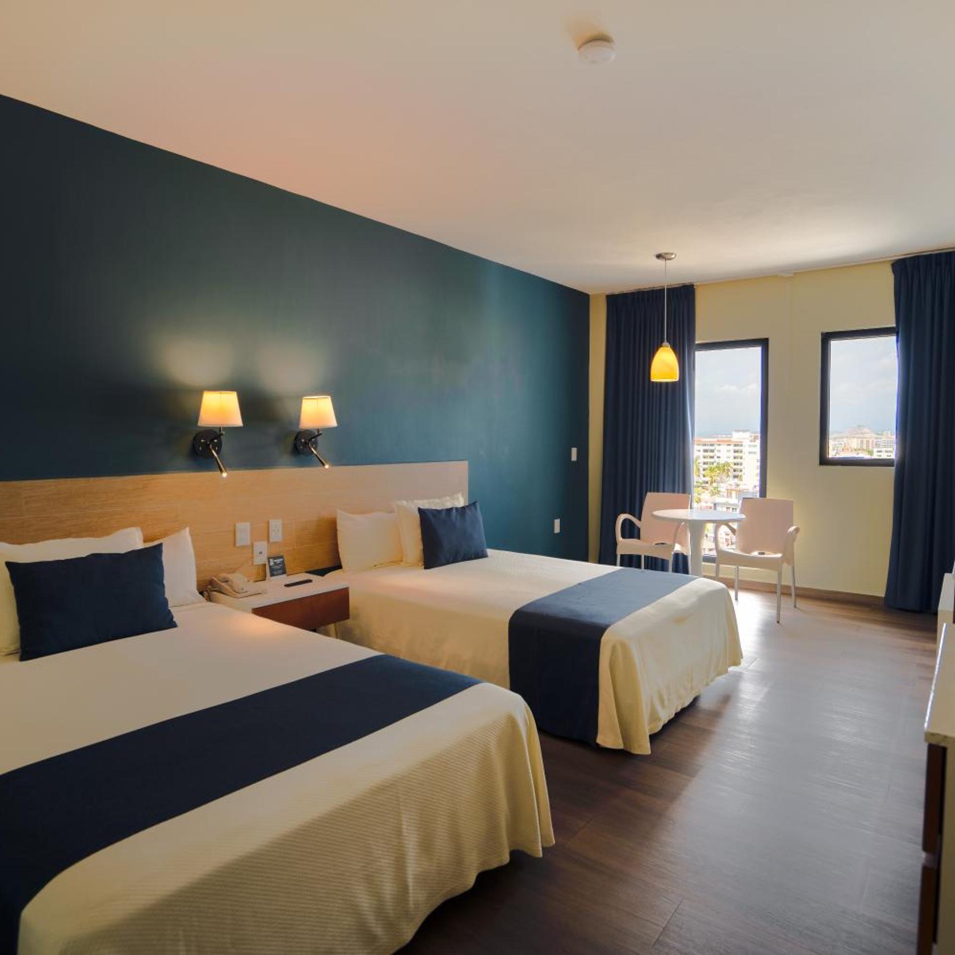 غرفة بسريرين مزدوجين بإطلالة على المدينة، Oceano Palace Beach Hotel 5/10