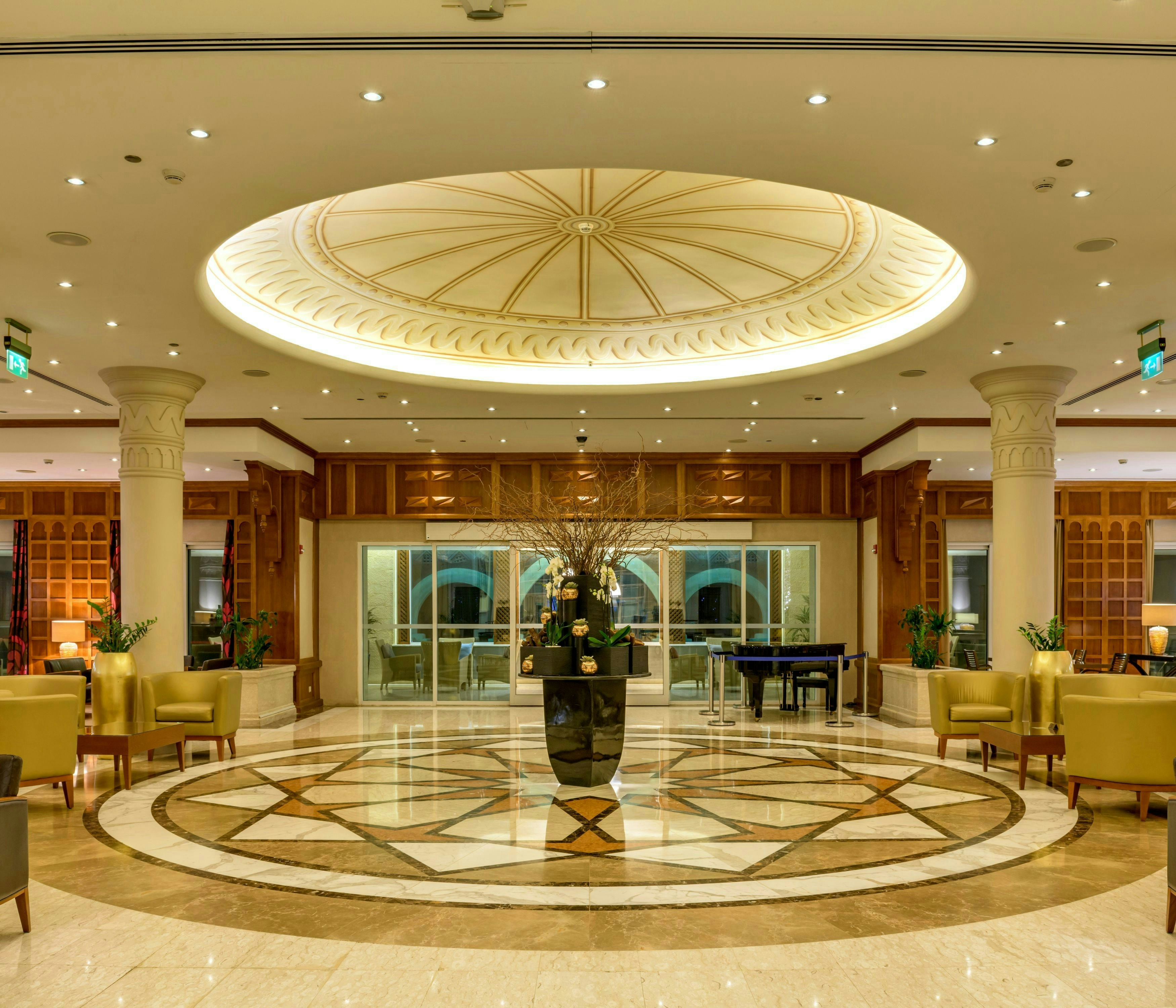 Lobby at Crowne Plaza Jordan Dead Sea Resort and Spa, SWEMIEH