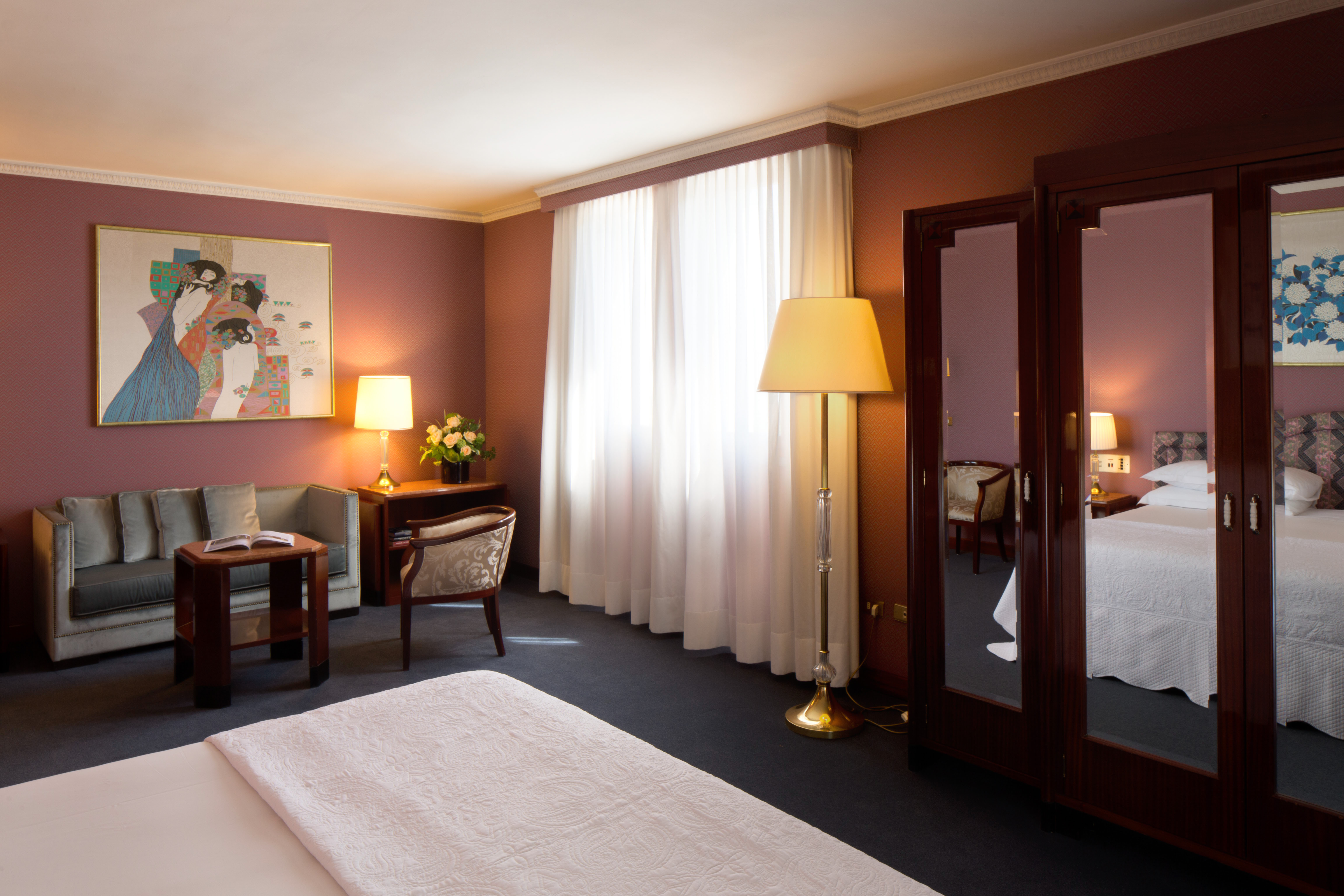 غرفة عائلية بسرير مزدوج، Starhotels Du Parc 4/6