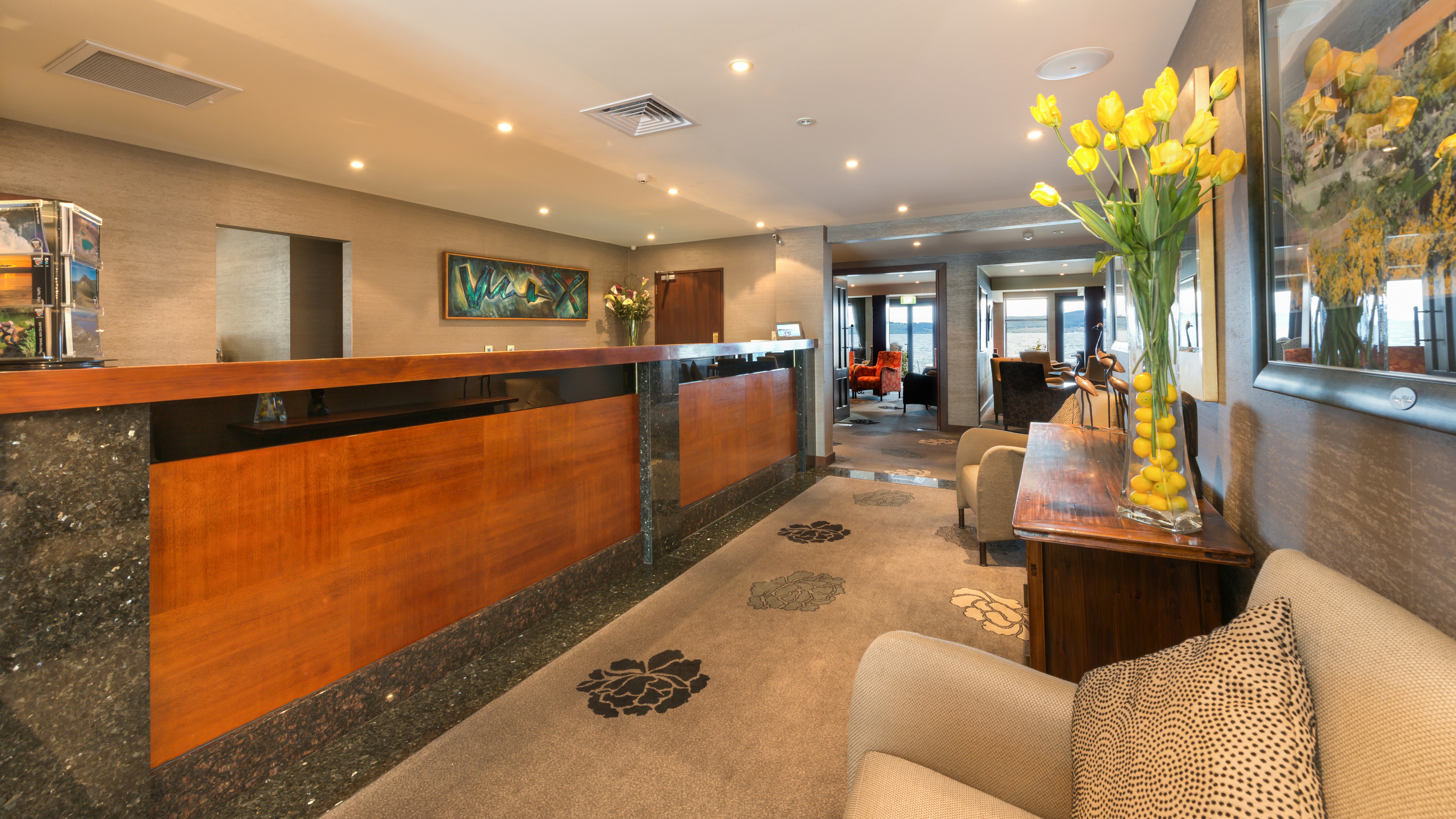 Lobby at Millennium Hotel and Resort Manuels Taupo, TAUPO