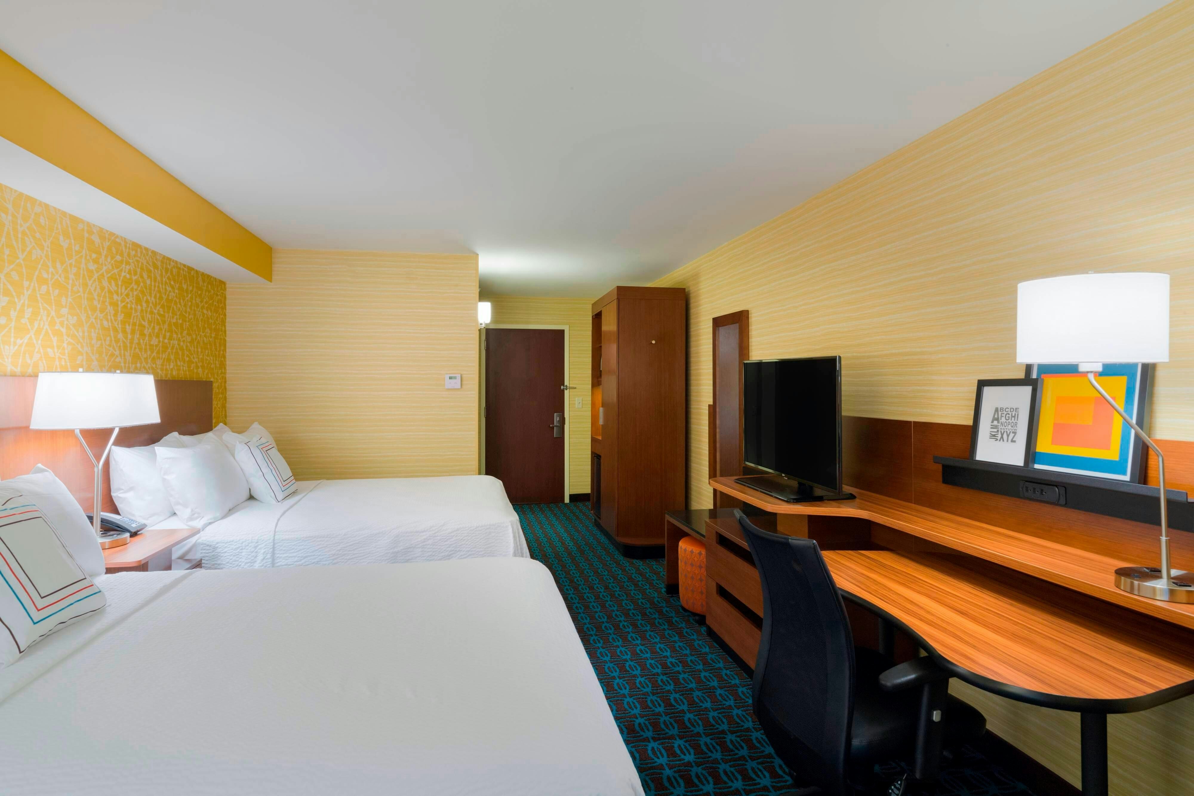 غرفة بسريرين كوين، Fairfield Inn Suites By Marriott Paramus 2/6