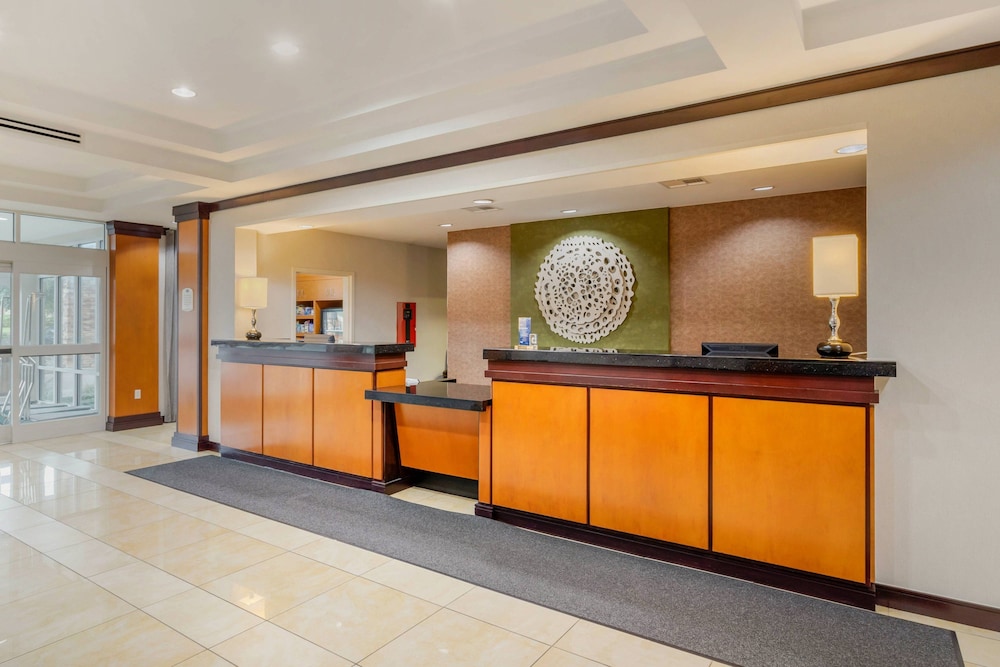 Lobby at Fairfield Inn & Suites by Marriott Houston Conroe/Woodlands, CONROE - TX