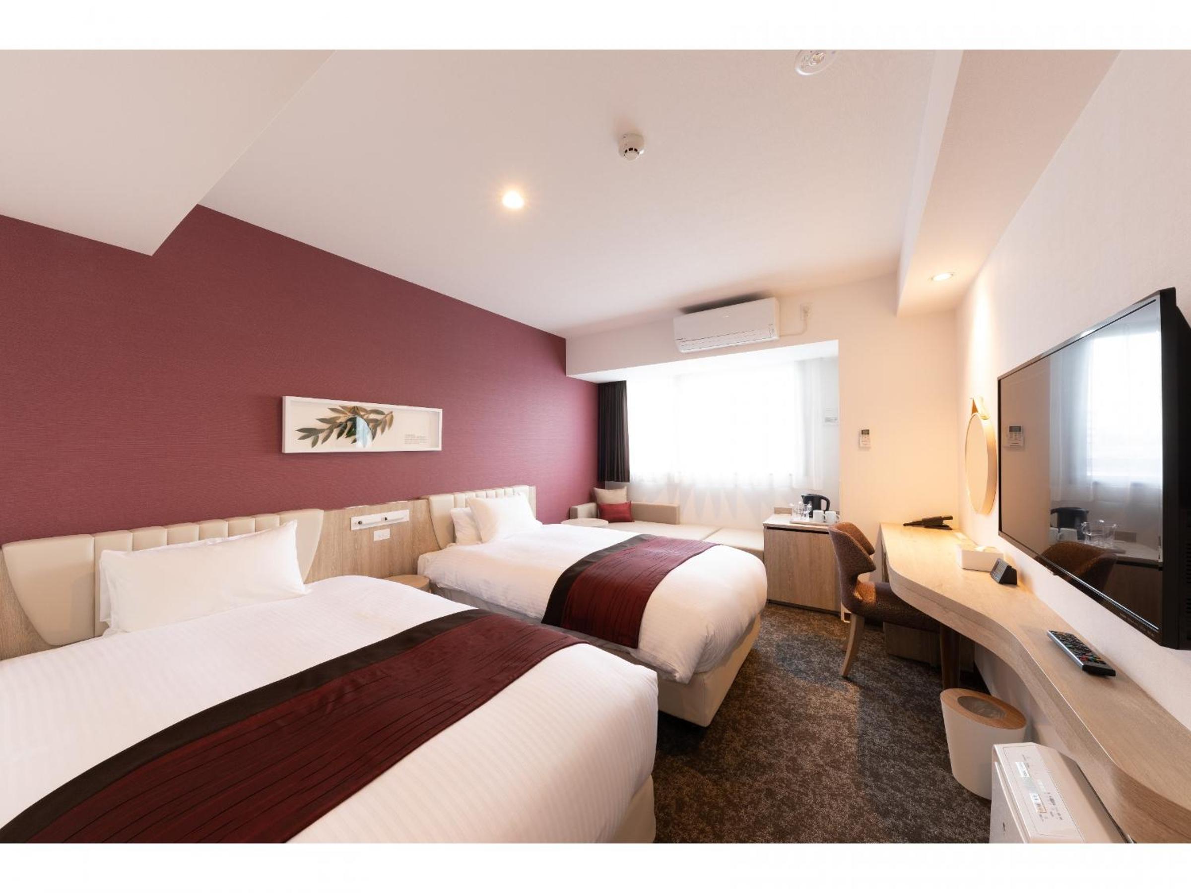 Semi Room, Standard, Single, 2 Semi Double Beds