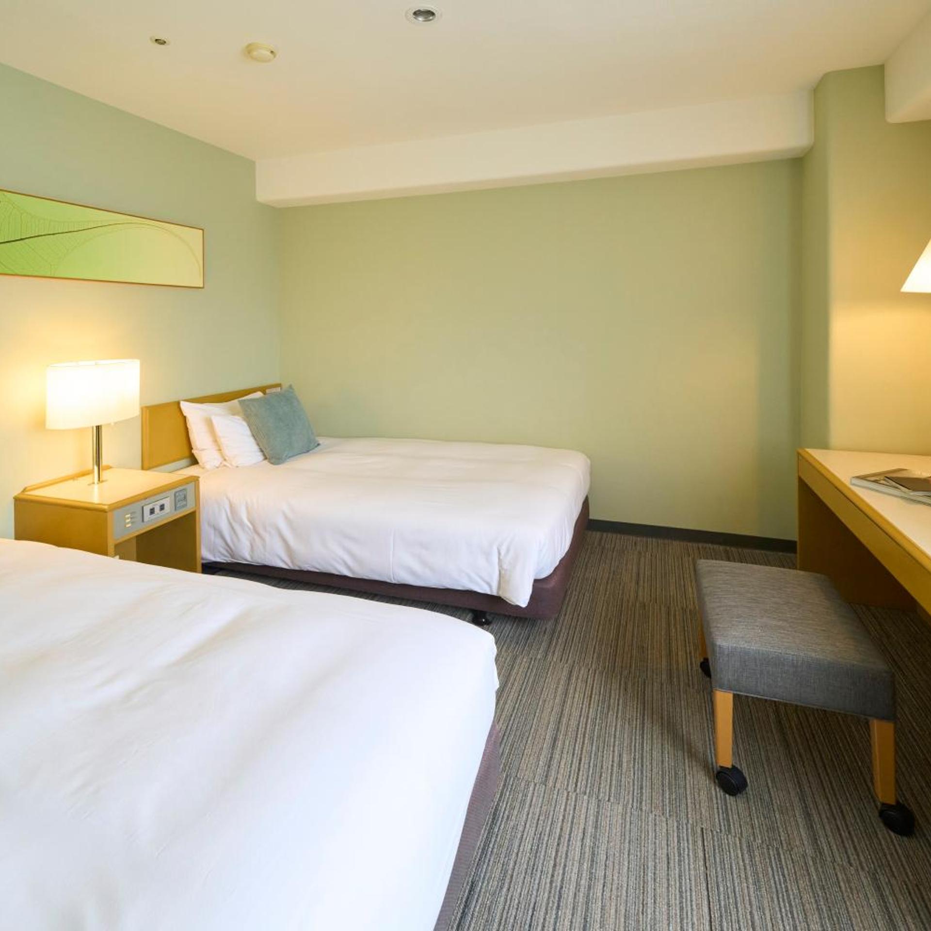 غرفة بسريرين منفصلين للمدخنين، Hotel Resol Machida 5/8