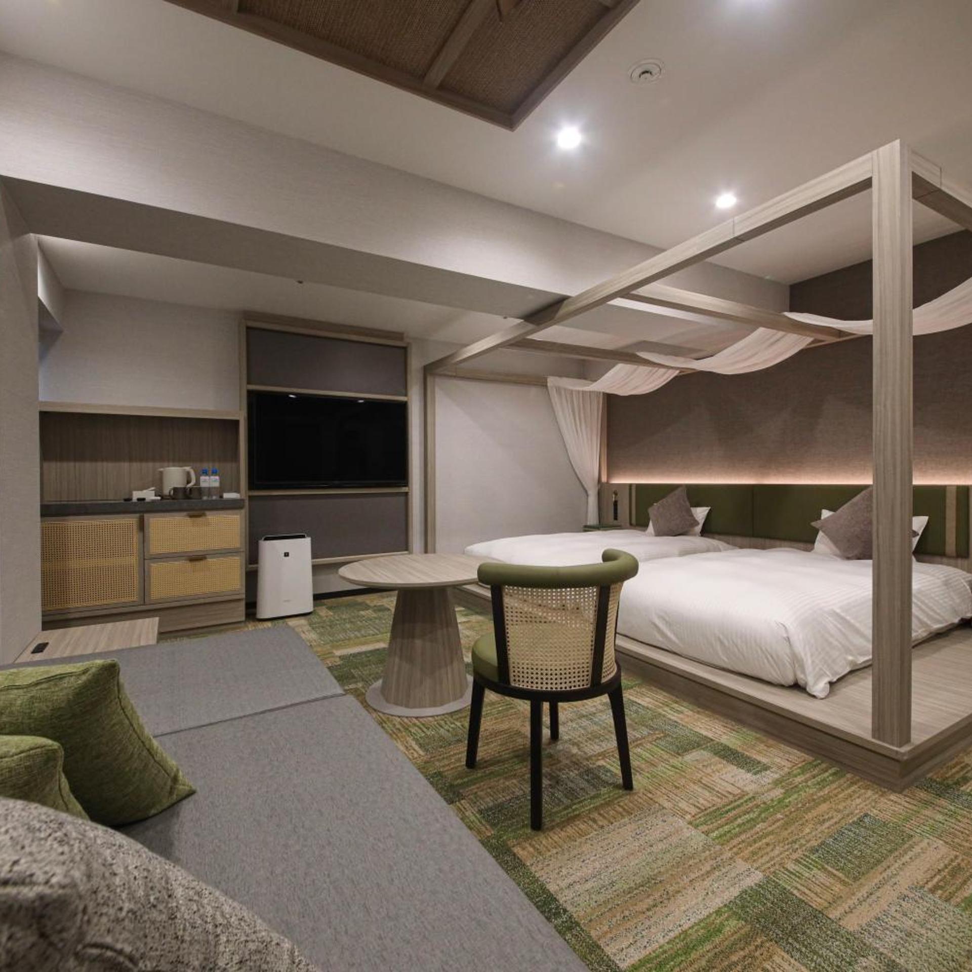 Deluxe, Twin Beds, New Building